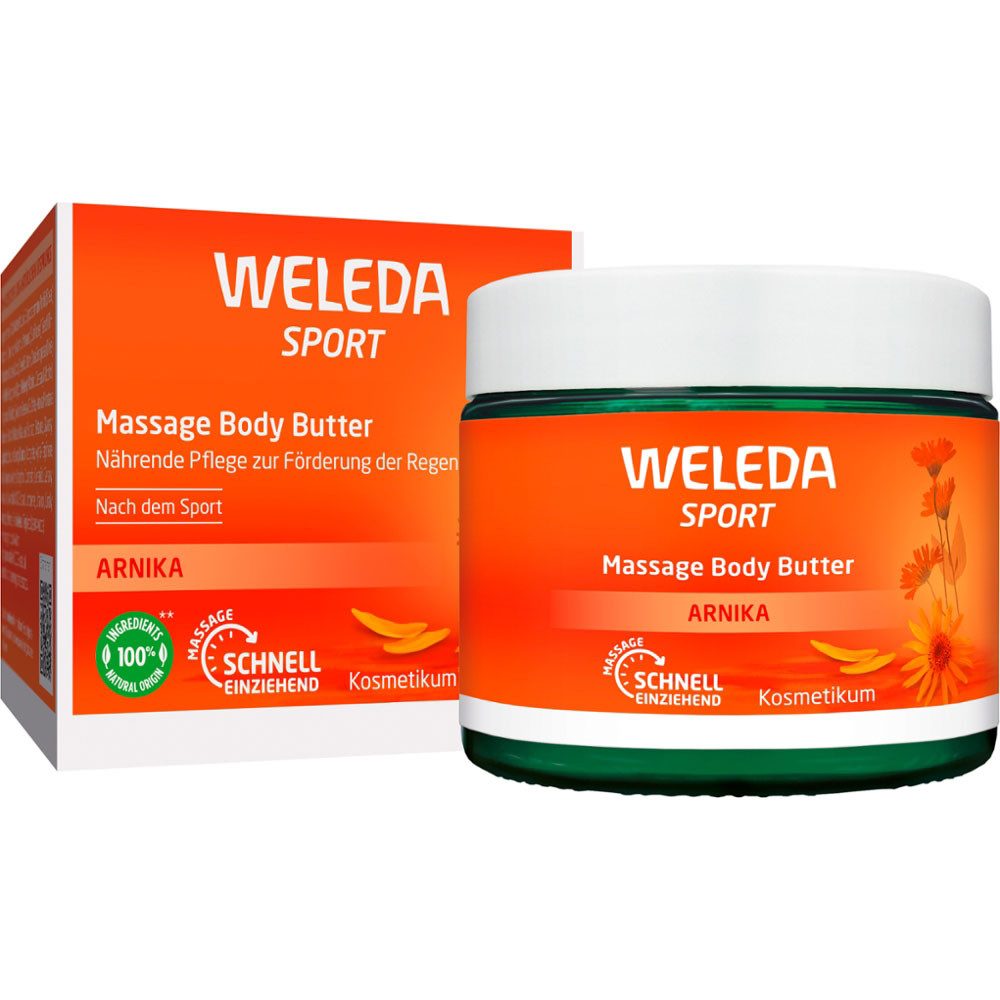 WELEDA Körperbutter Arnika Massage Body Butter, 150 ml