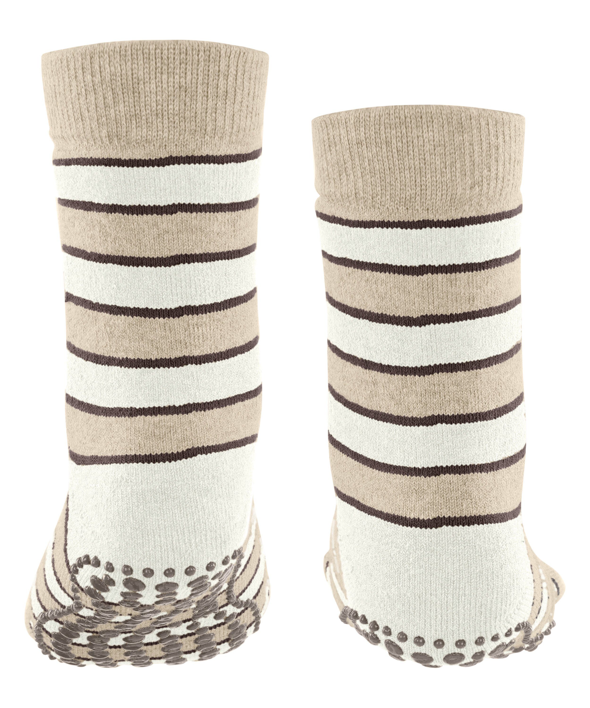 FALKE Haussocken Simple Stripes (1-Paar) mit rutschhemmendem Noppendruck