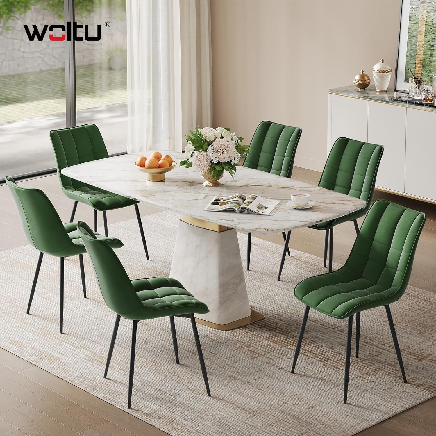 Woltu Esszimmerstuhl (2er-Set), Sessel mit Rückenlehne, günstig online kaufen