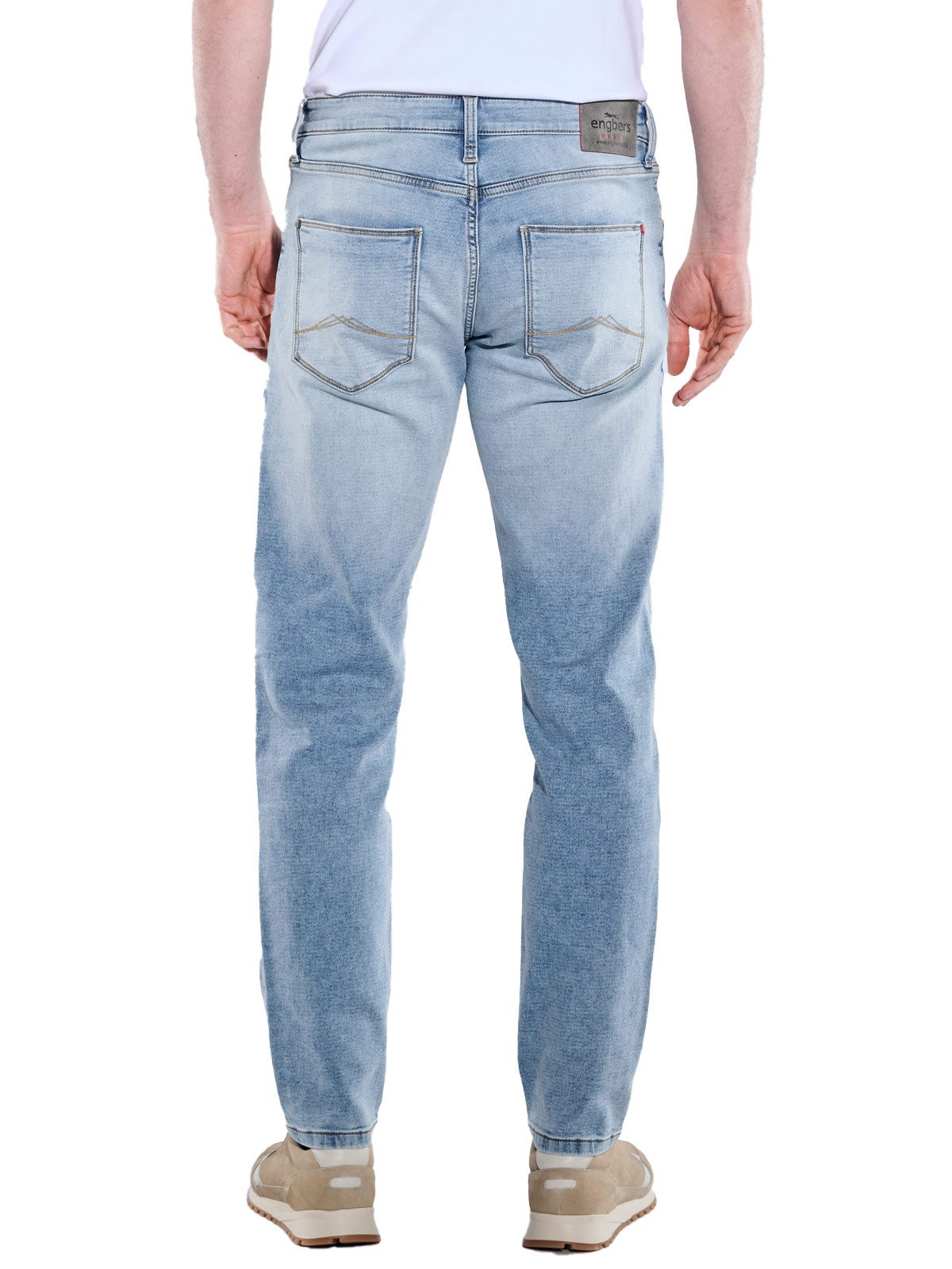 Engbers Stretch-Jeans engbers Herren Super-Stretch-Jeans 5-Pocket, Himmelbl günstig online kaufen