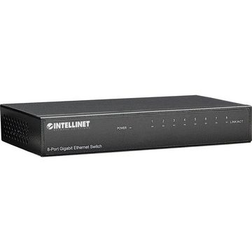 Intellinet 8 Port Metall Gigabit Switch Netzwerk-Switch