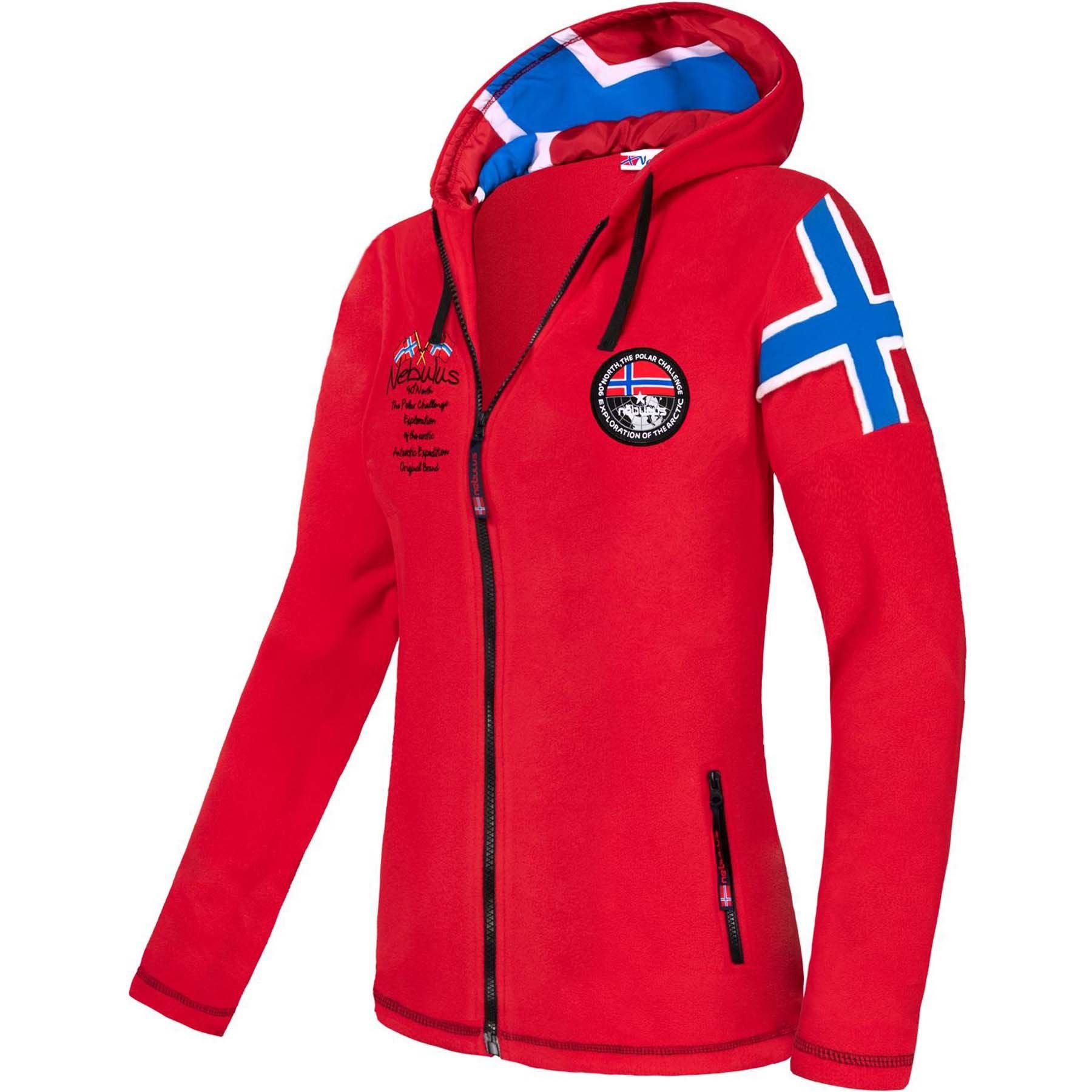 Nebulus Fleecejacke KINLEY, Q1738 - Damen, rot, XXL/44