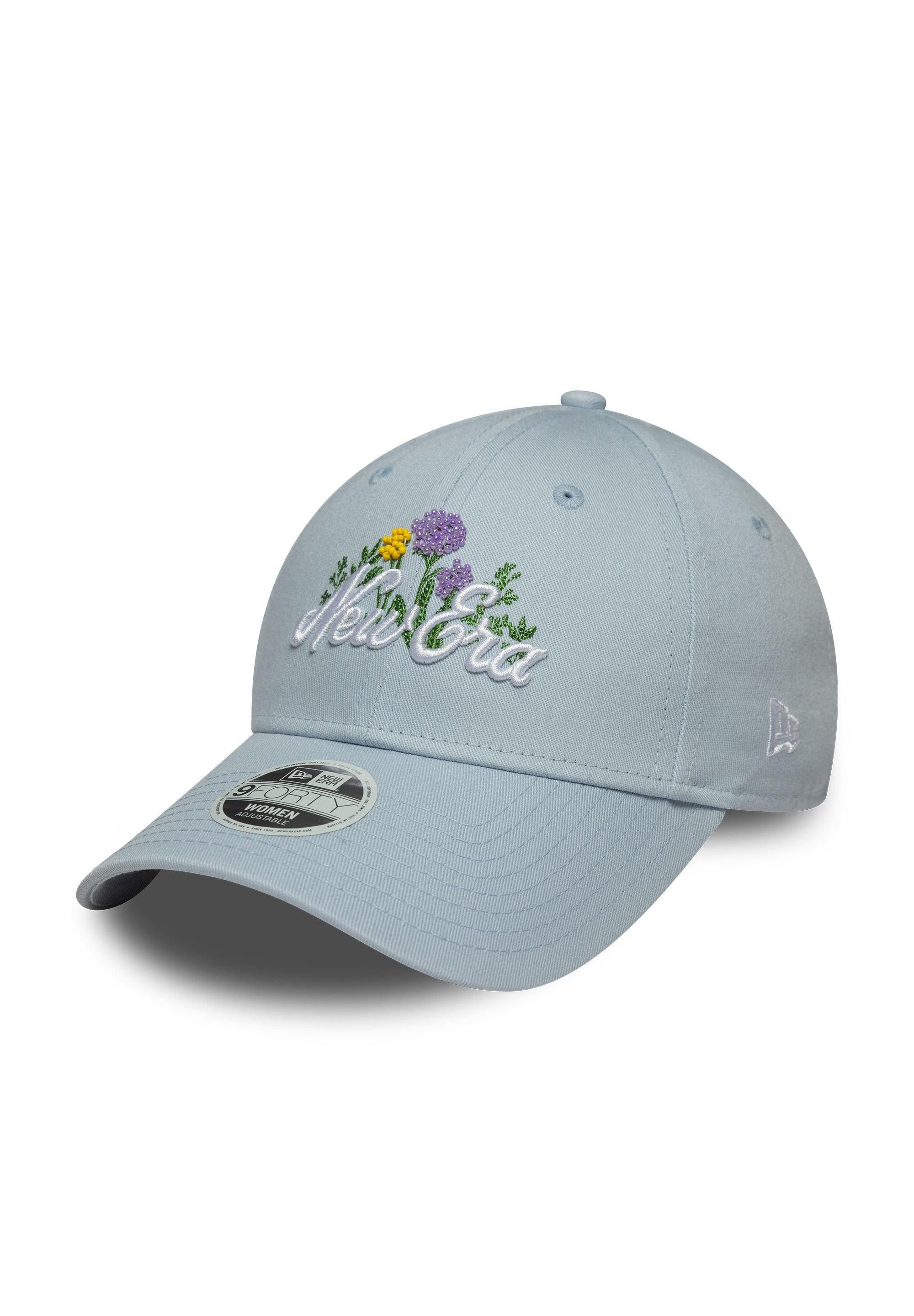 Baseball Cap New Era Script Blumen 9Forty Women Cap New Era Türkis