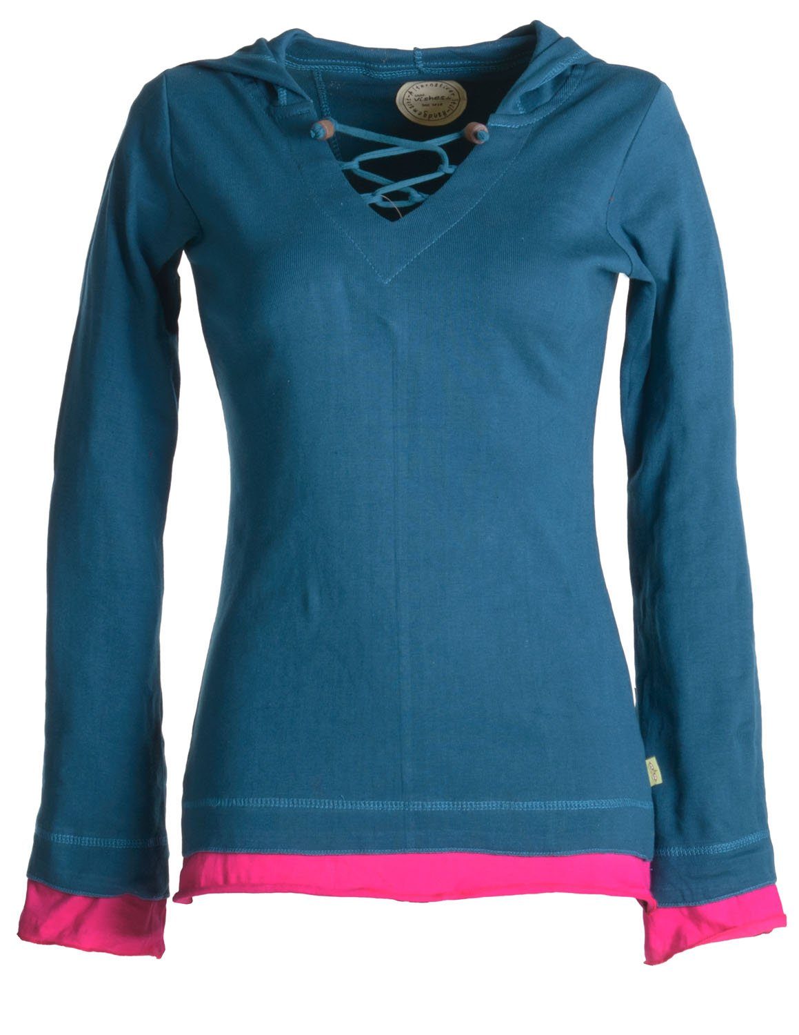 Vishes Zipfelshirt Lagenlook Longsleeve Shirt mit günstig online kaufen