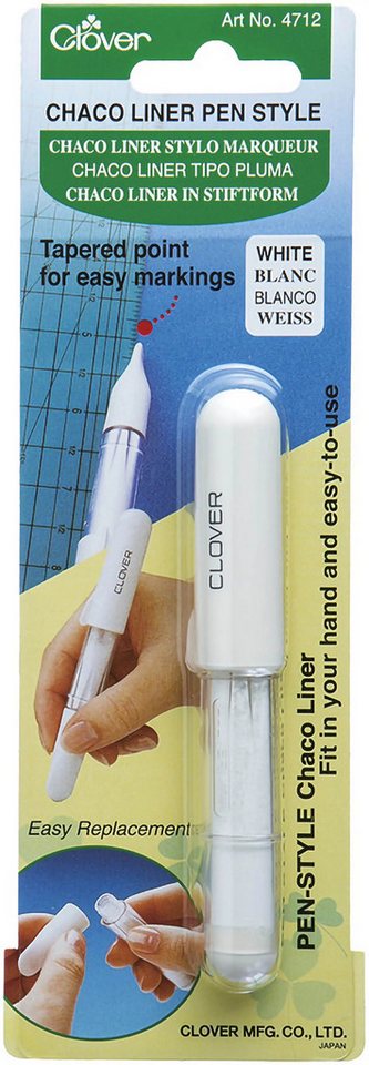 Stofferia Stoff CHACO LINER Stift weiß, Meterware