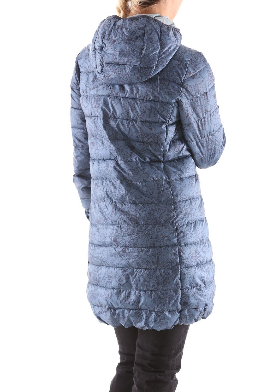 Blutsgeschwister Softshelljacke Blutsgeschwister Leichte Laune Long Jacket Damen Daunen Jacke Mantel