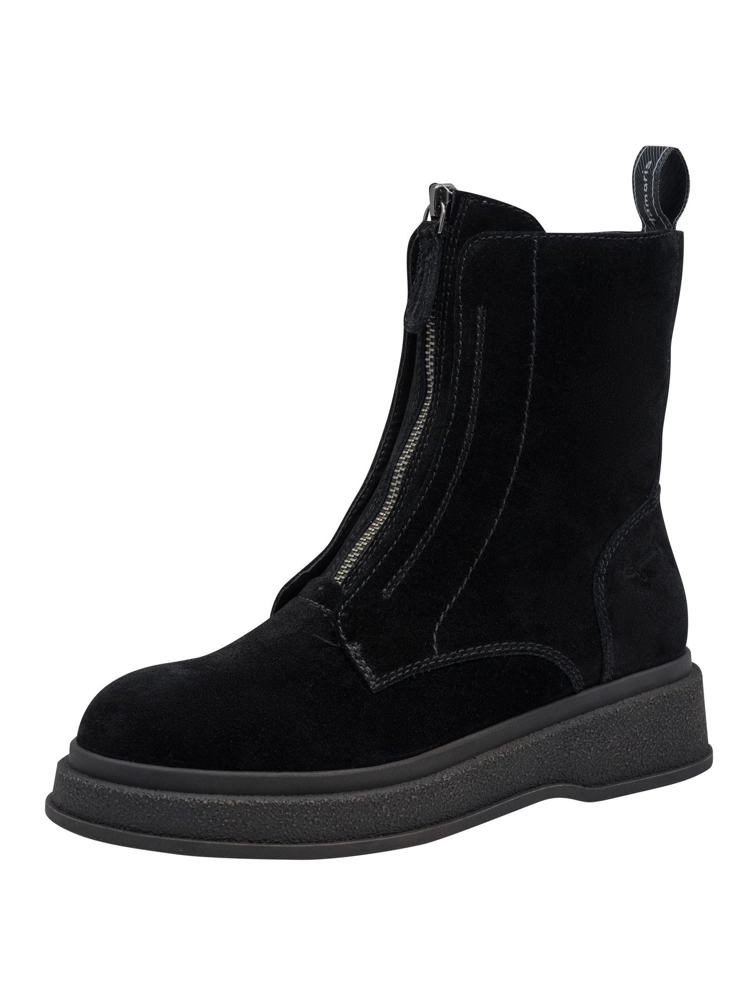 Tamaris TOUCH-IT aus Leder kein Absatz 1-25424-47 Stiefel TOUCH-IT