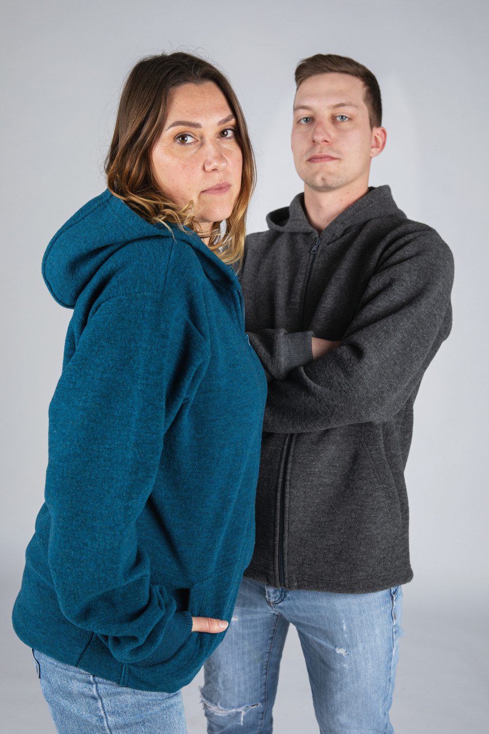 Engel Naturkleidung Kapuzensweatjacke