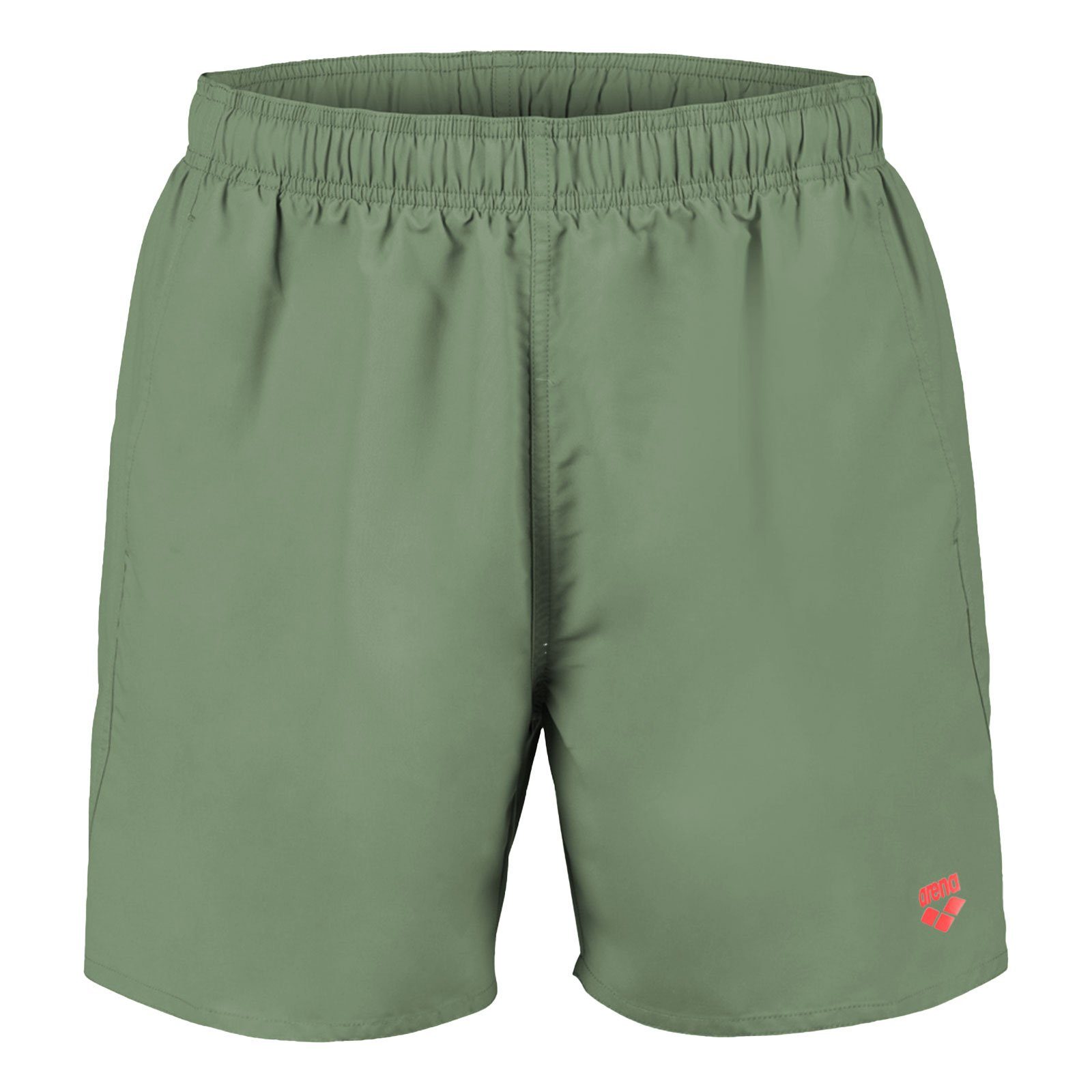 Arena Badeshorts Fundamentals Boxer R aus besonders schnelltrocknendem, recyceltem Stoff 630 jade