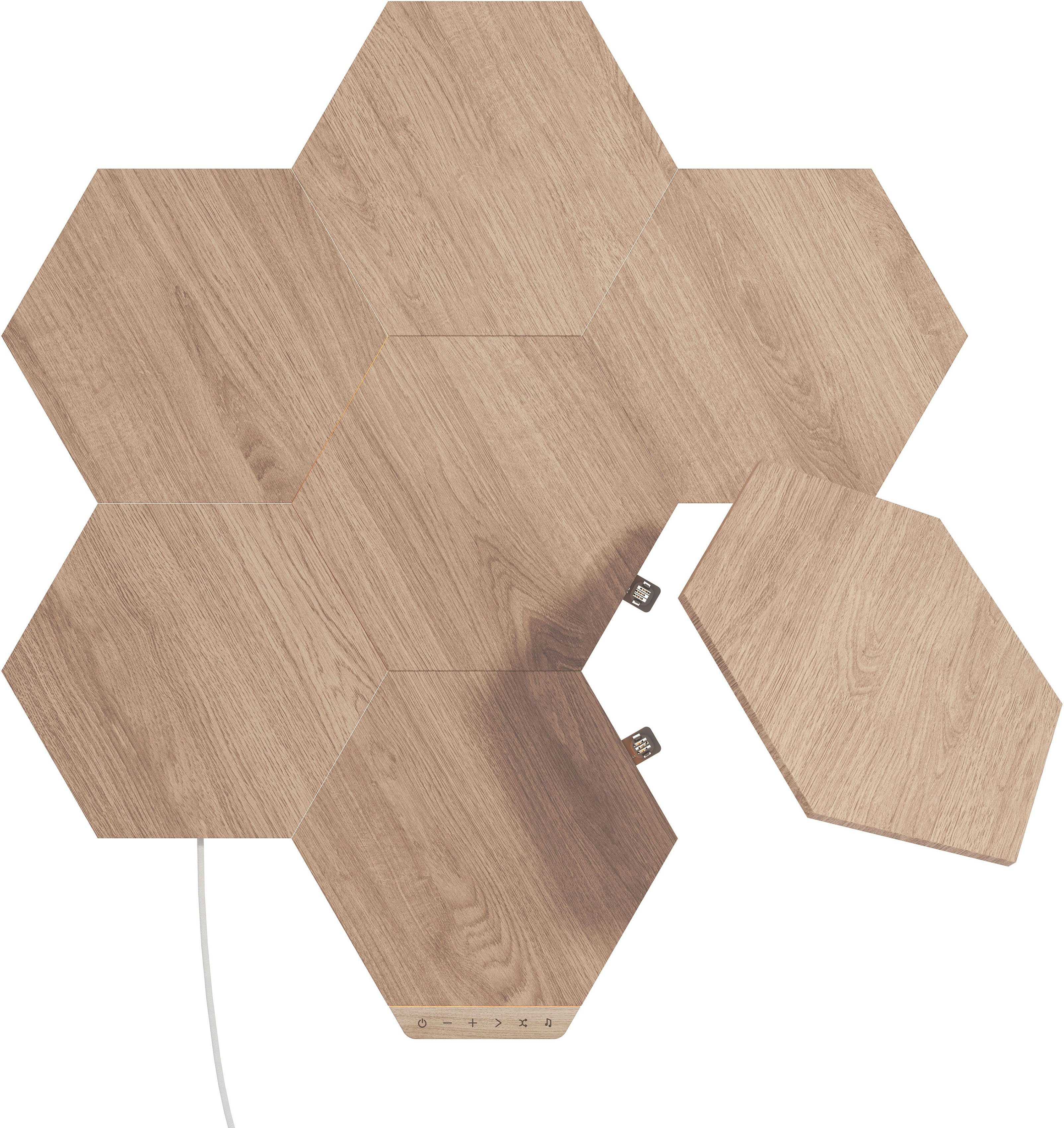 Angebot darbringen nanoleaf LED Panel Wood integriert, Dimmfunktion, fest LED Farbwechsler Look