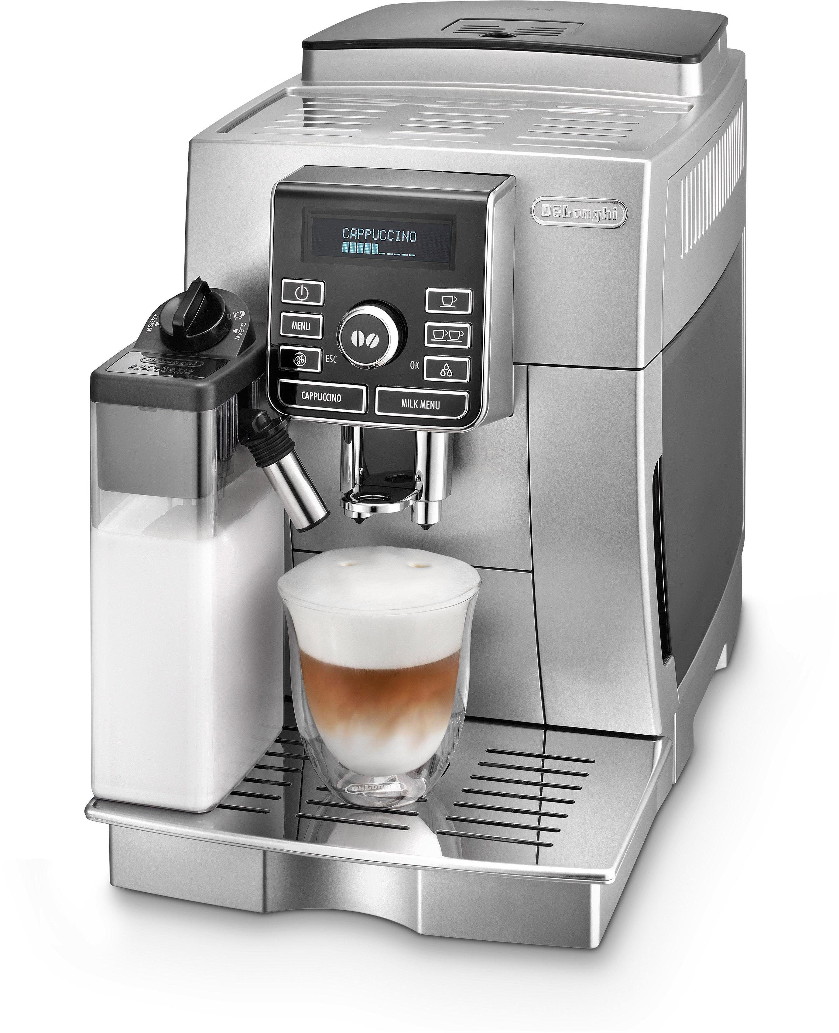 De´Longhi Kaffeevollautomat ECAM 25.467.S, Patentiertes LatteCrema Milchaufschäumsystem - De´Longhi
