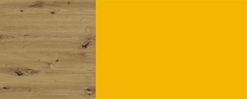 Feldmann-Wohnen Unterschrank Napoli (Hochglanz lackiert, 1-St., Spanplatte mit pflegeleichter Kunststoffoberfläche, MDF) 120cm Front- & Korpusfarbe wählbar grifflos 2 Schubladen (Vollauszug)