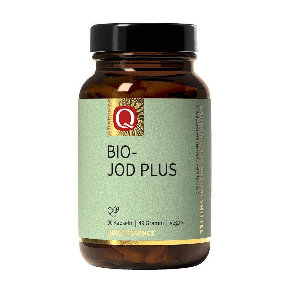 Quintessence Jod Plus - Natürl. Jod aus der Meeresbraunalge Ascophyllum nodosum Kapseln, 90,00 St., 49 g