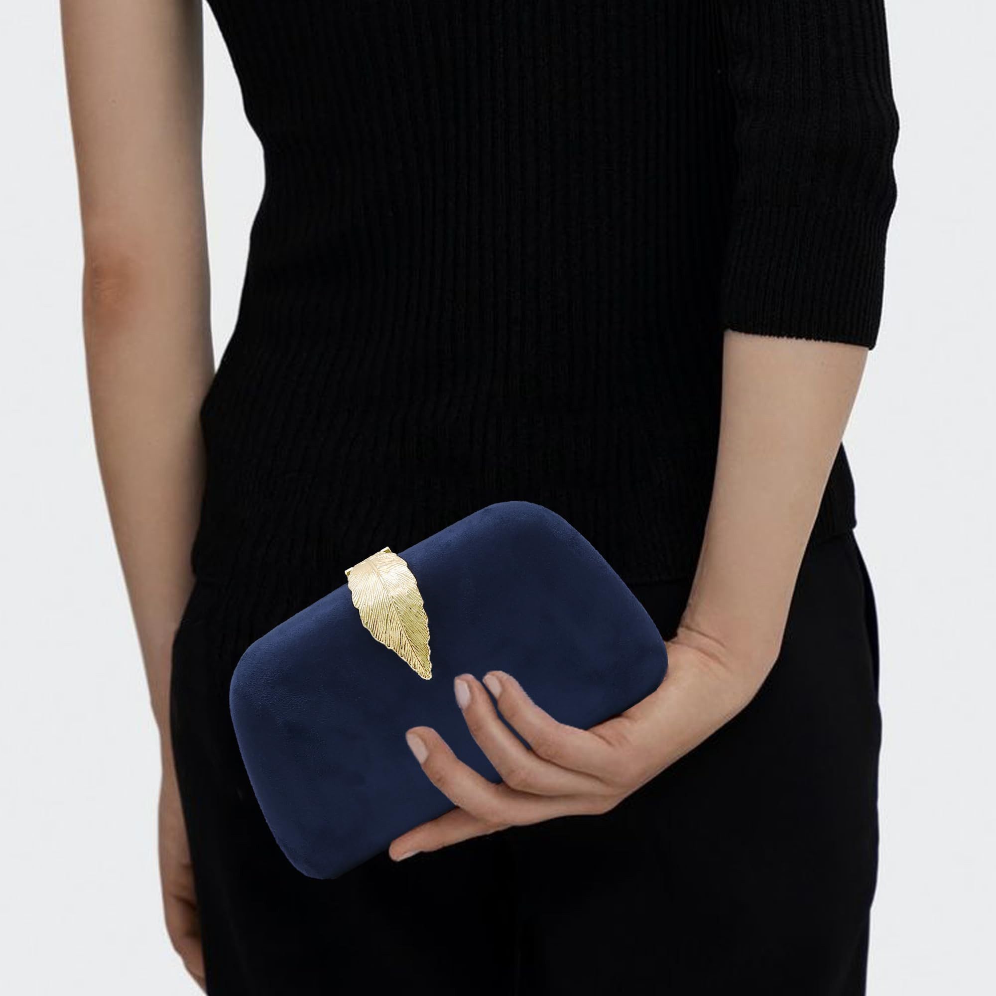 Coonoor Clutch Glitzernde Clutch Handtasche für Damen, Elegante Abendtasche (Mit Abnehmbarer Schulterkette, Vielseitig als Clutch), für Hochzeit, Cocktail, Party & Festliche Anlässe