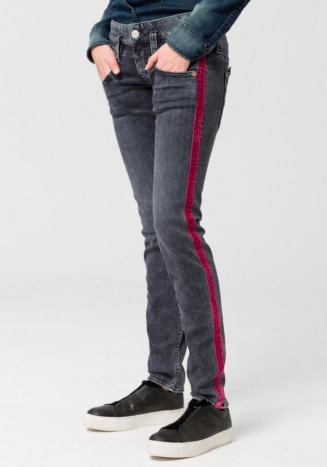 Herrlicher Röhrenjeans »PITCH SLIM« Low Waist PowerstretchJeans mit