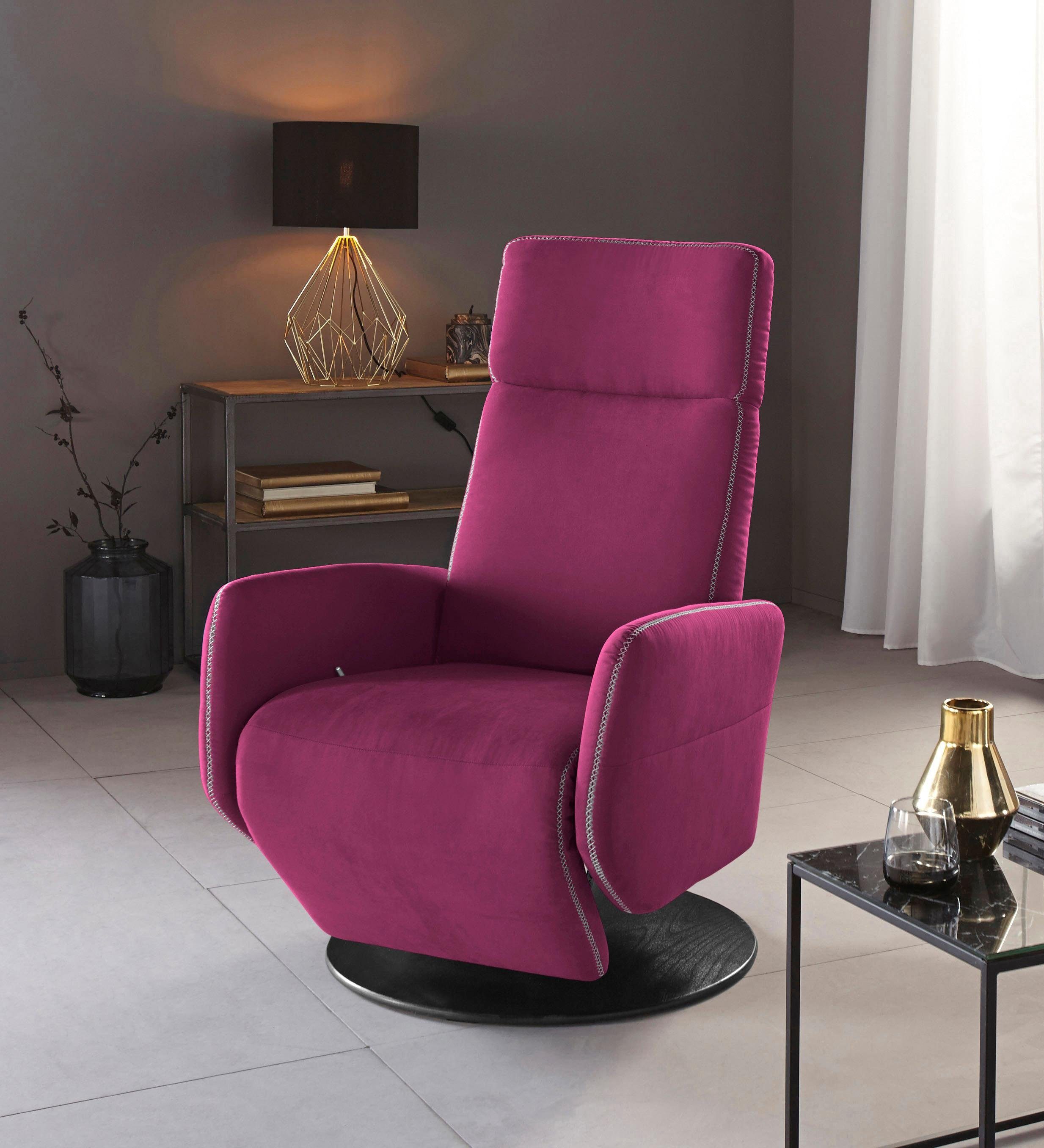 Places of Style TV- / Fernsehsessel »Callisto«, Fuß: Drehteller aus Buche, Gasdruckfeder - Places of Style