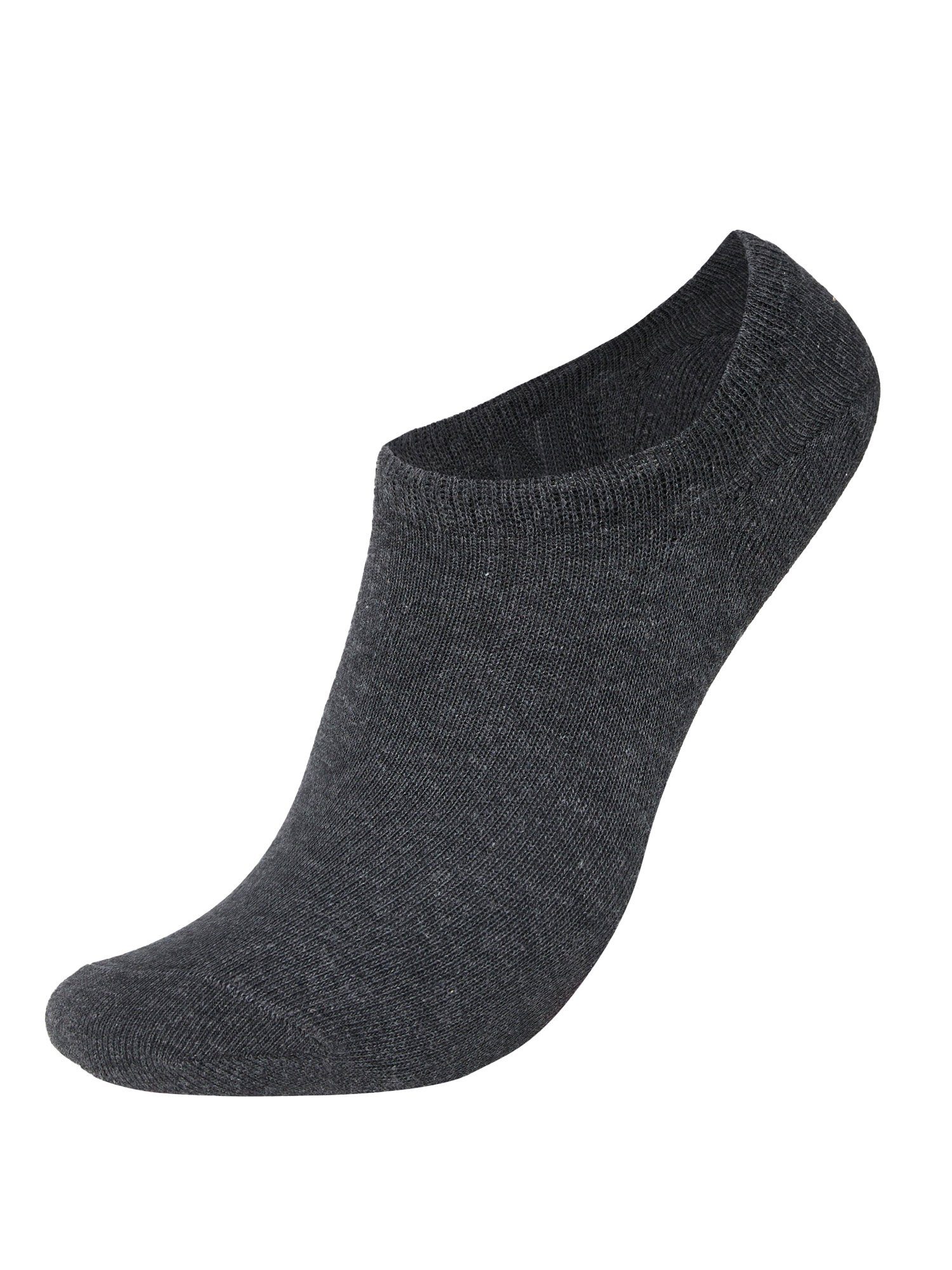 anthrazit Lavecchia Herren 6-Paar) Füßlinge LV-902 (Packung, Sneaker 6er-Pack Socken Socken