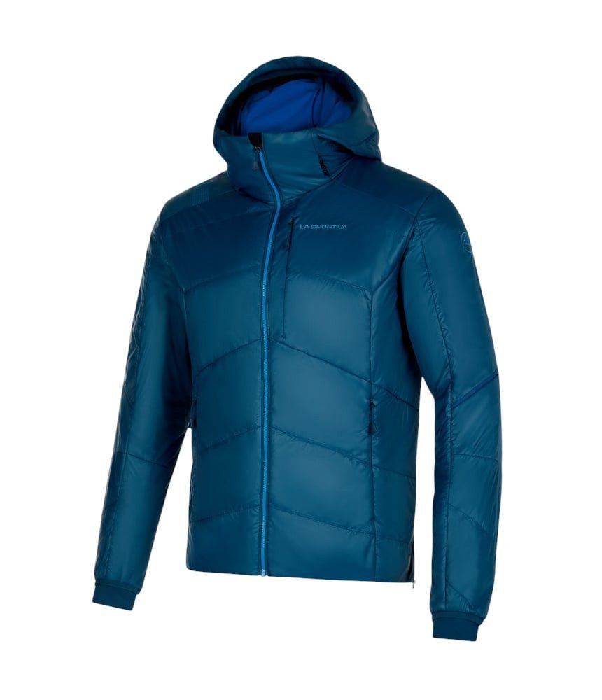 La Sportiva Winterjacke Alpine Guide Primaloft Hoody (Primaloft®Gold, warm) stormblau Herren