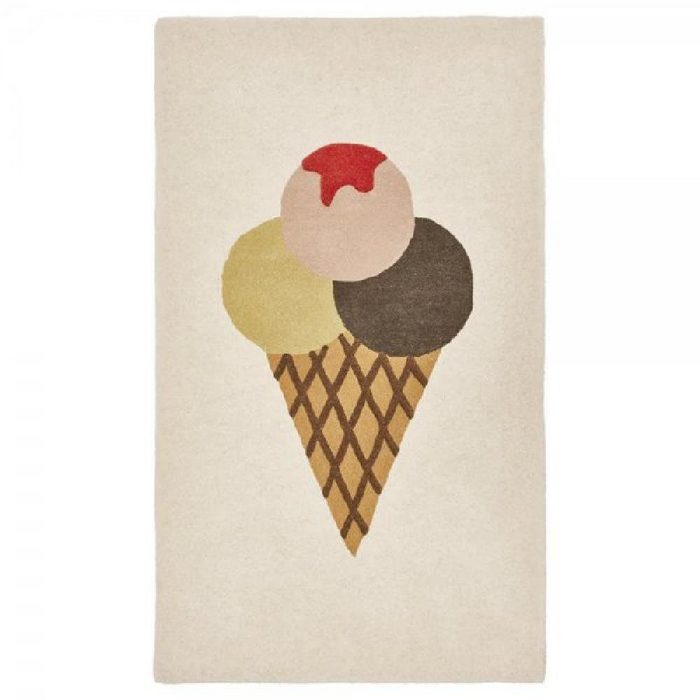 OYOY Spiel Oyoy Kinder-Teppich Ice Cream (140x80 cm)