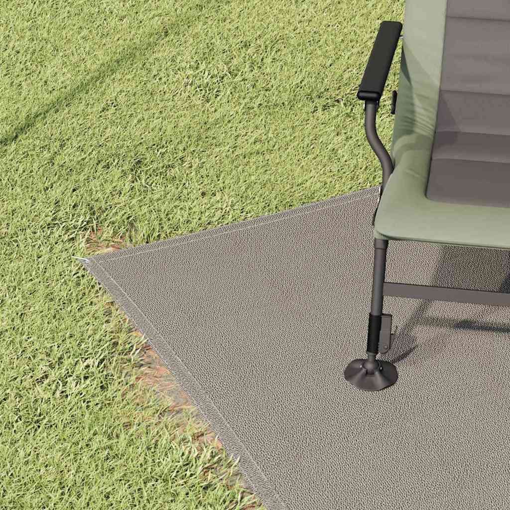 vidaXL Zeltteppiche 200 x 250 cm Zeltteppich Vorzelt Hellgrau Polyester Faltbar Campingtep, Höhe: 0 mm