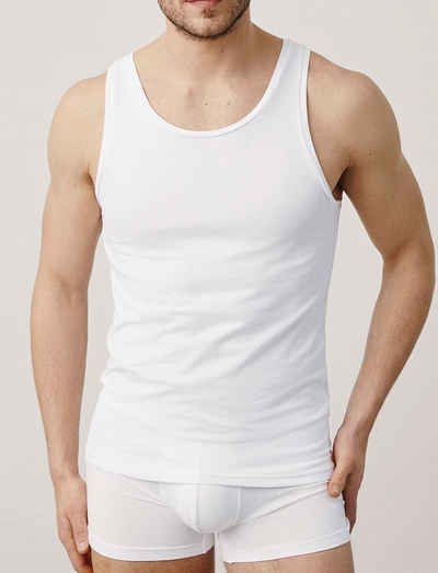 YSABEL MORA Unterhemd Herren Unterhemd aus Feinripp Baumwolle von Ysabell Mora, 20104 aus weicher Feinripp Qualität