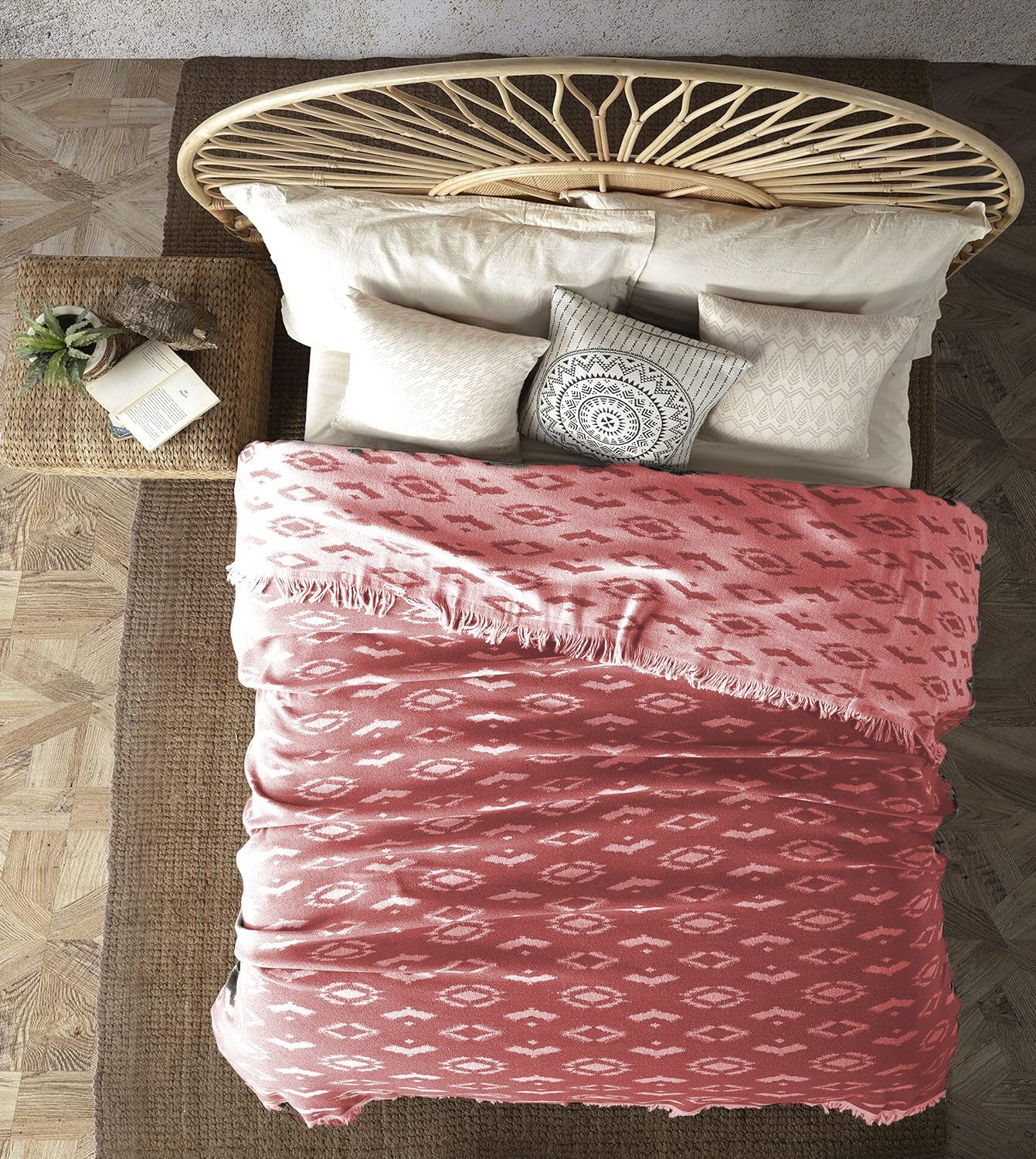 BOHORIA Tagesdecke BOHORIA® Premium Tagesdecke "Ubud" (150x200cm / 220 x 240cm), mit Muster