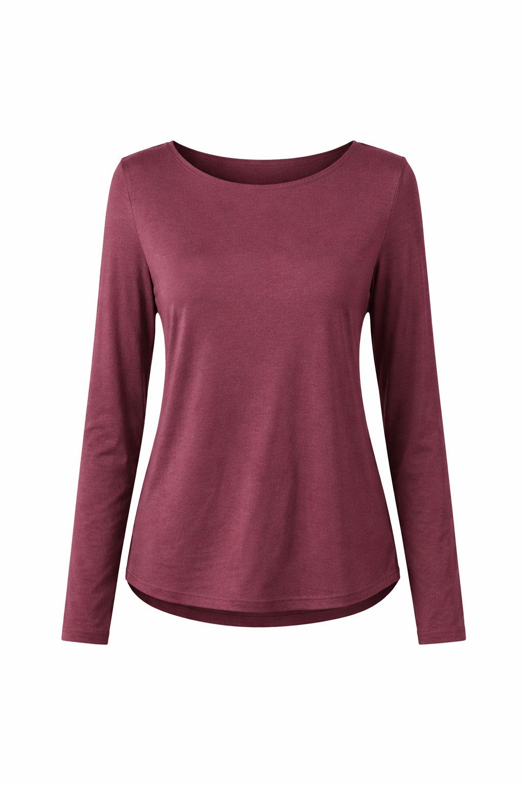 ITALY VIBES Langarmshirt - Shirt langarm Damen - dünner Pullover mit Cashmere - ITALY VIBES ONE SIZE / passend für Größe XS - M