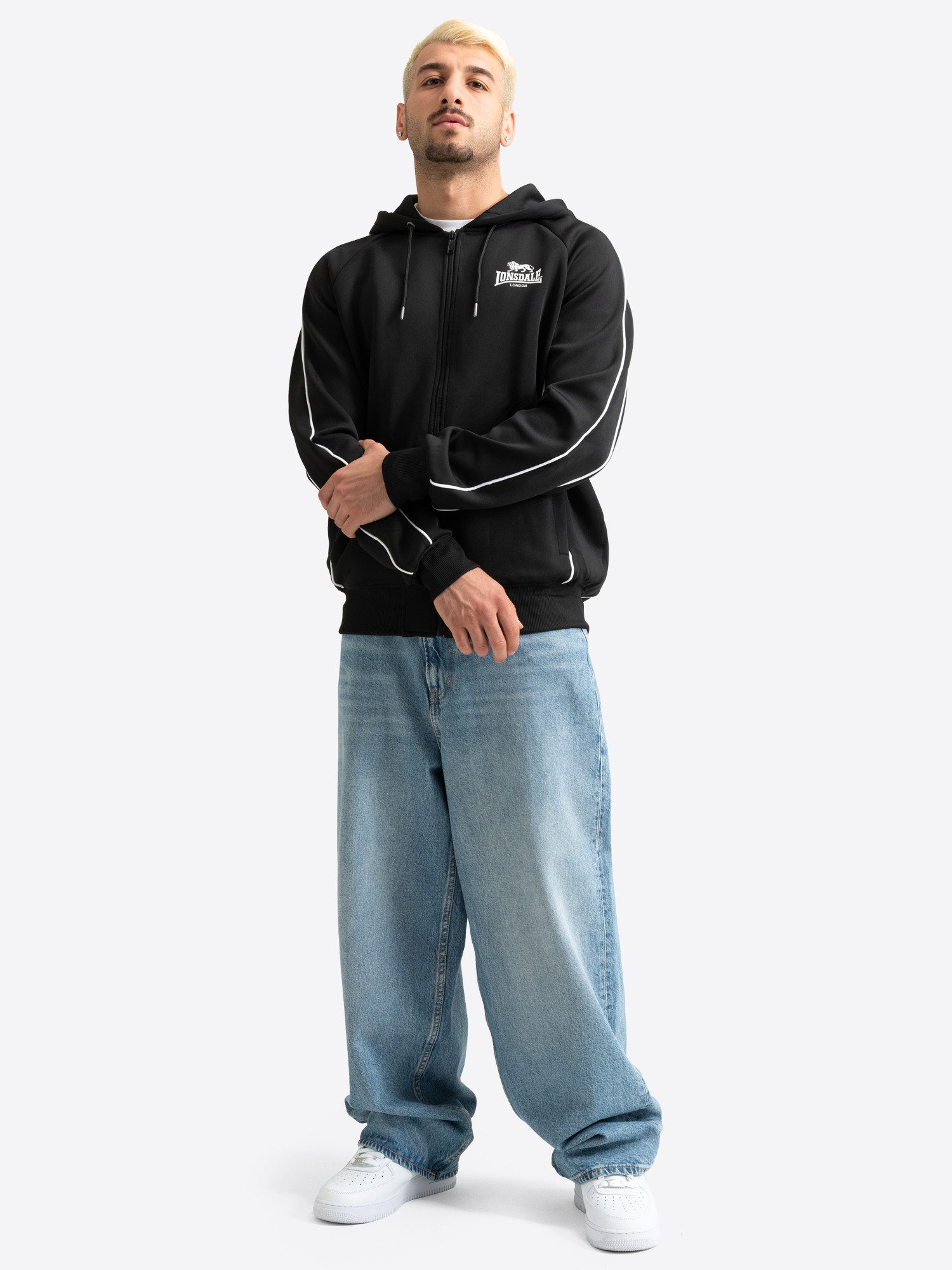 Lonsdale Kapuzensweatjacke ACHAVANICH (1-tlg)