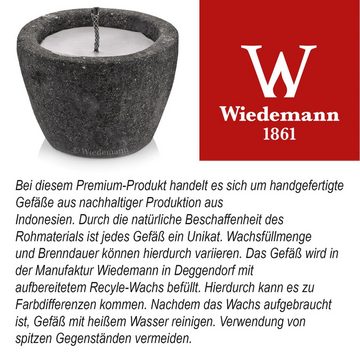 Wiedemann Kerzen Outdoorkerze Wiedemann Lavatopf konisch, 15 x 20 cm (1-tlg), Handgefertigt, mit Fackeldocht