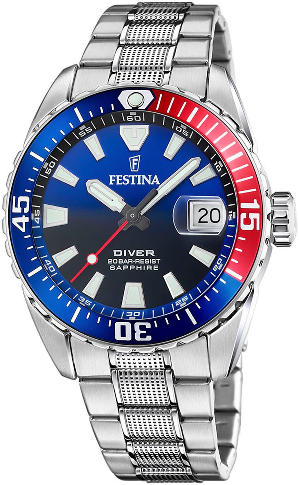 Festina Taucheruhr The Originals/Diver F20669/4, Armbanduhr,Quarzuhr,Herren günstig online kaufen