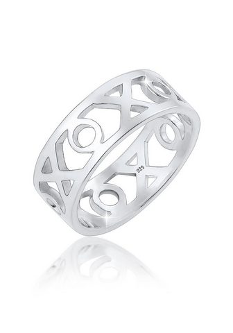ELLI Кольцо »XOXOWording Geo Trend Bl...