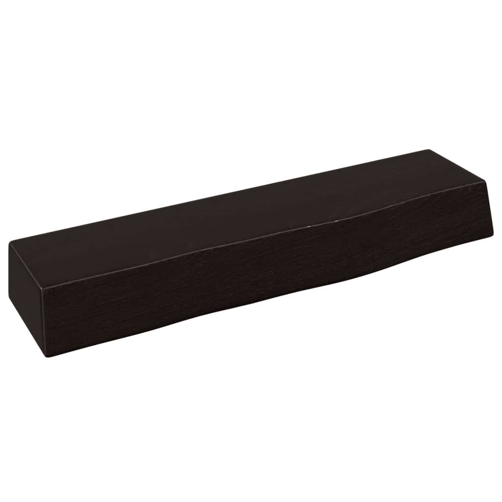 vidaXL Regal Wandregal Dunkelbraun 40x10x6 cm günstig online kaufen