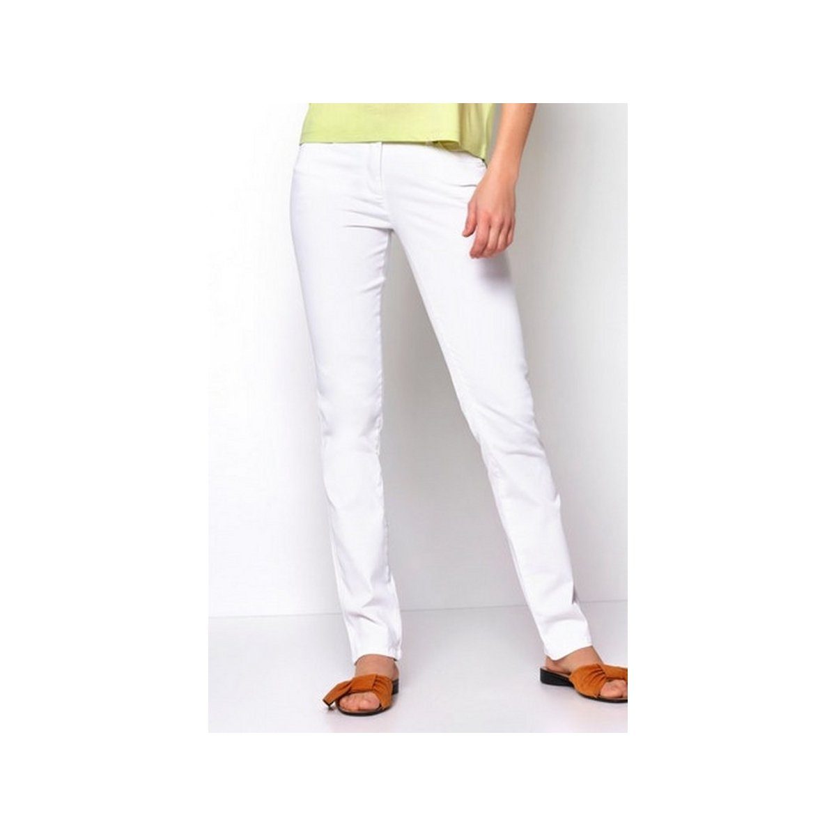 (1-tlg) weiß 5-Pocket-Jeans TONI