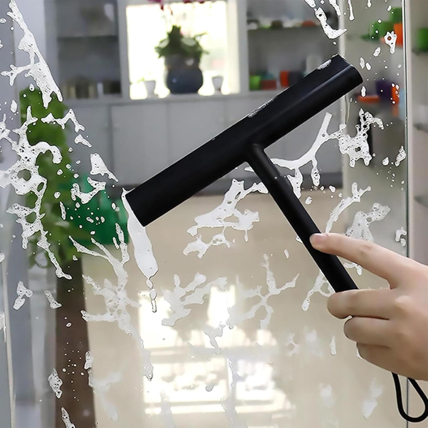 FELIXLEO Duschabzieher Gummilippe 25cm Duschabzieher Ersatz Silikon Fenster, (4-St) – Bild 4 von 5