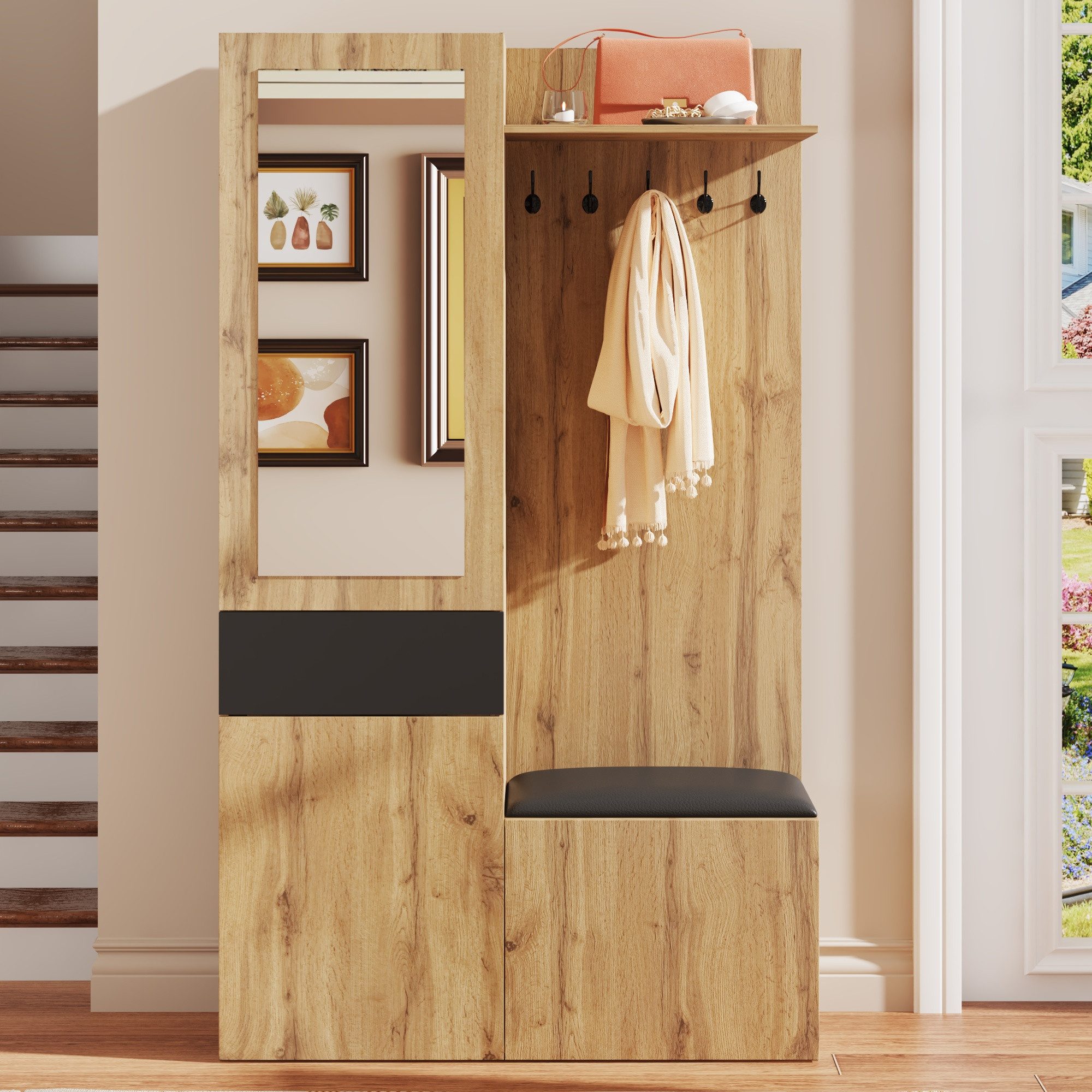 BlingBin Garderobenschrank Garderoben-Set Kleiderschrank Flurschrank (1-St. günstig online kaufen