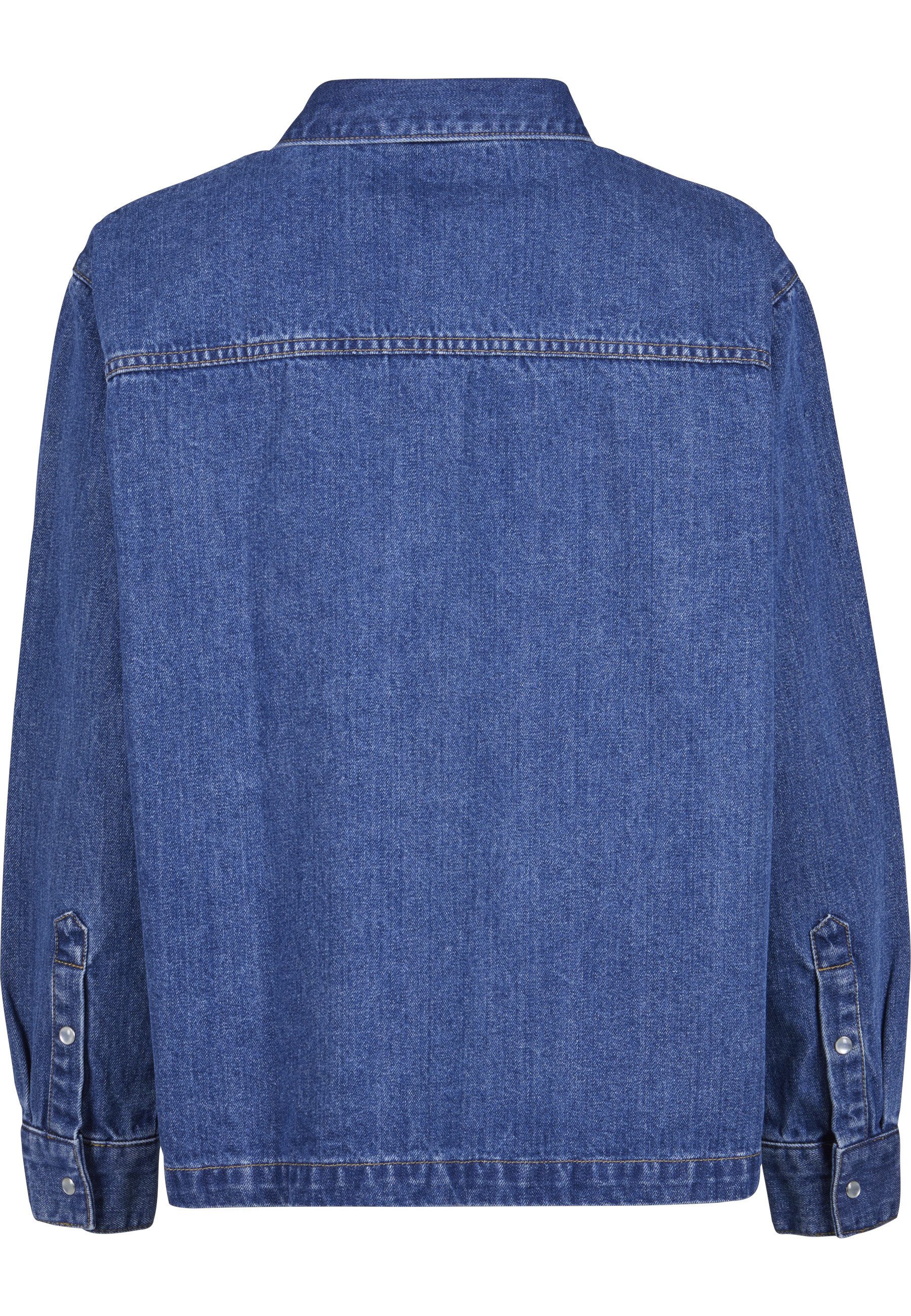 URBAN CLASSICS Kurzarmshirt Urban Classics Damen Ladies Oversized Denim Shi günstig online kaufen