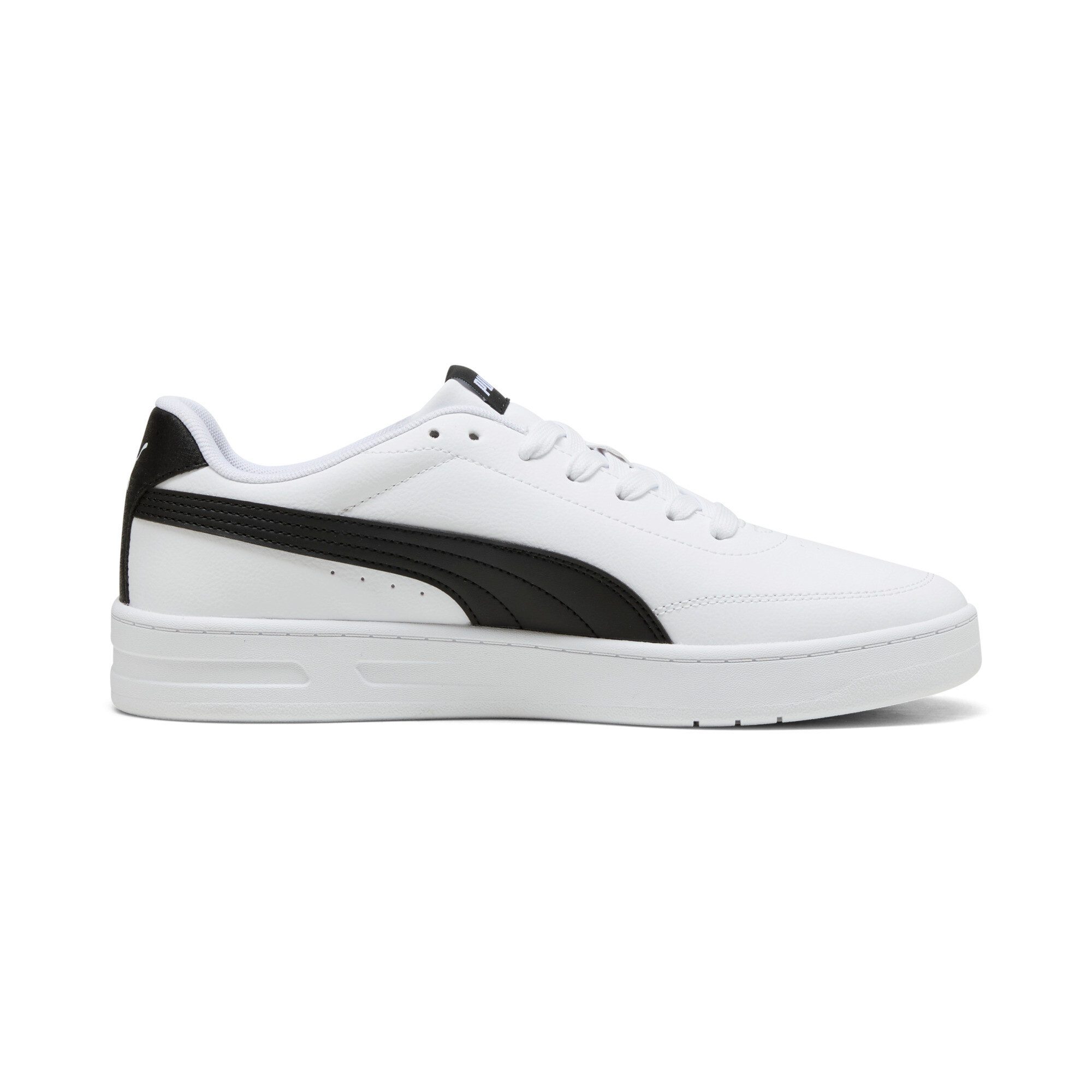 PUMA COURT CLASSIC CLEAN Sneaker mit SoftFoam+ Innensohle, mit Synthetik-Obermaterial, mit Schnürung – Bild 3 von 5
