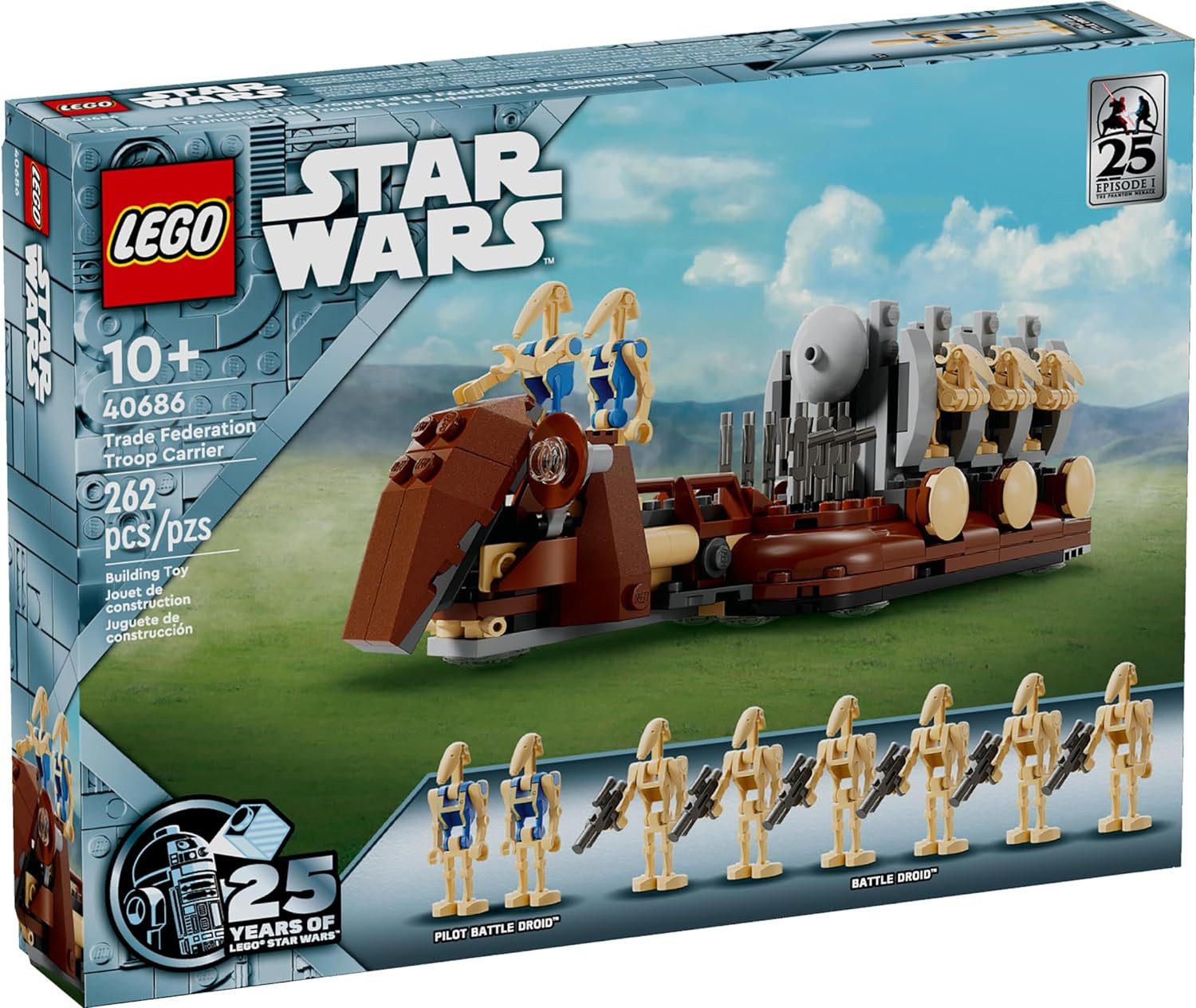 LEGO® Star Wars - Truppentransporter der Handelsföderation Droiden (40686) Konstruktions-Spielset, (Battle Pack, 262 St., LEGO 40686)