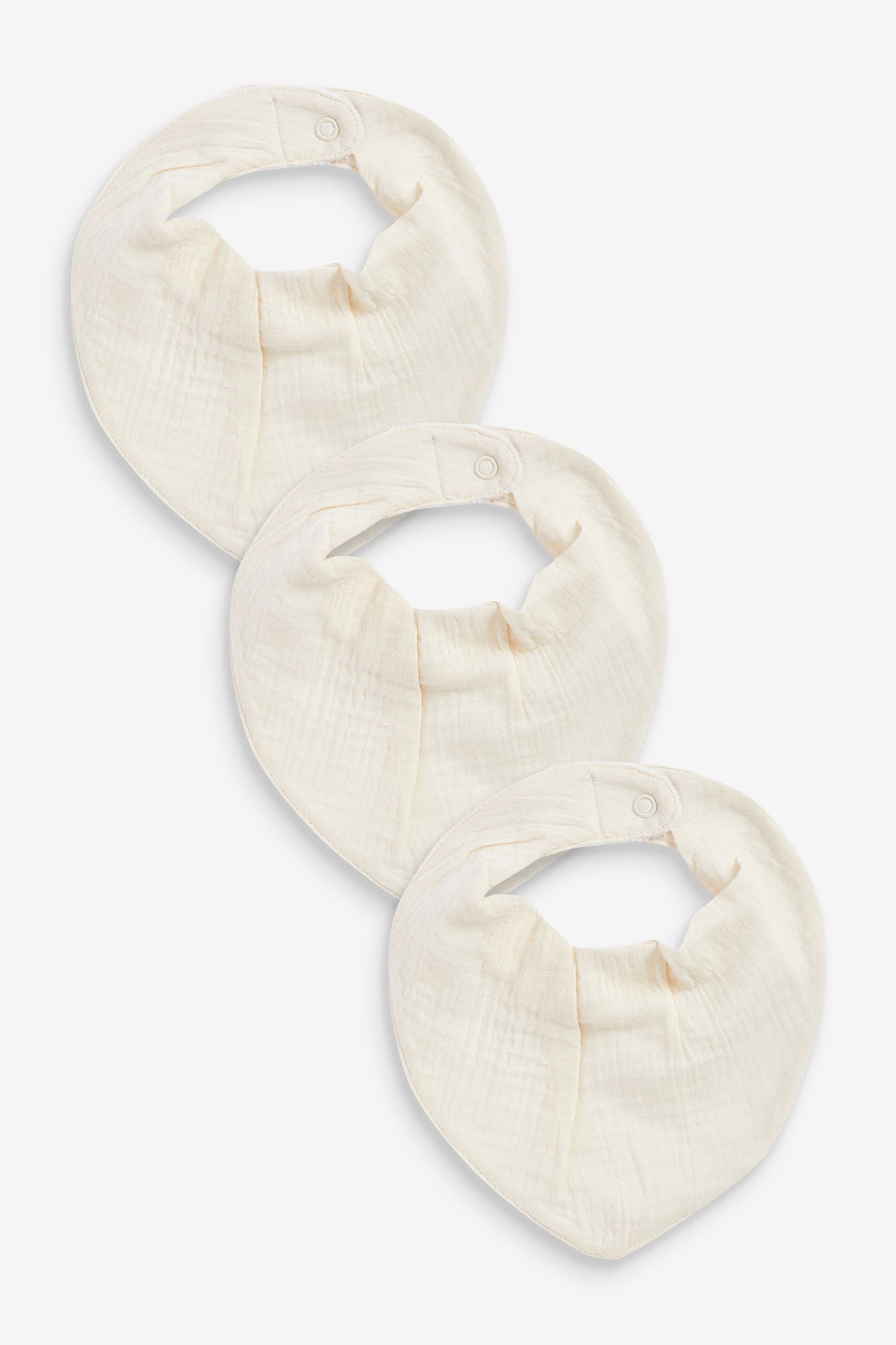 Lätzchen Lätzchen aus Musseline, 3er Pack