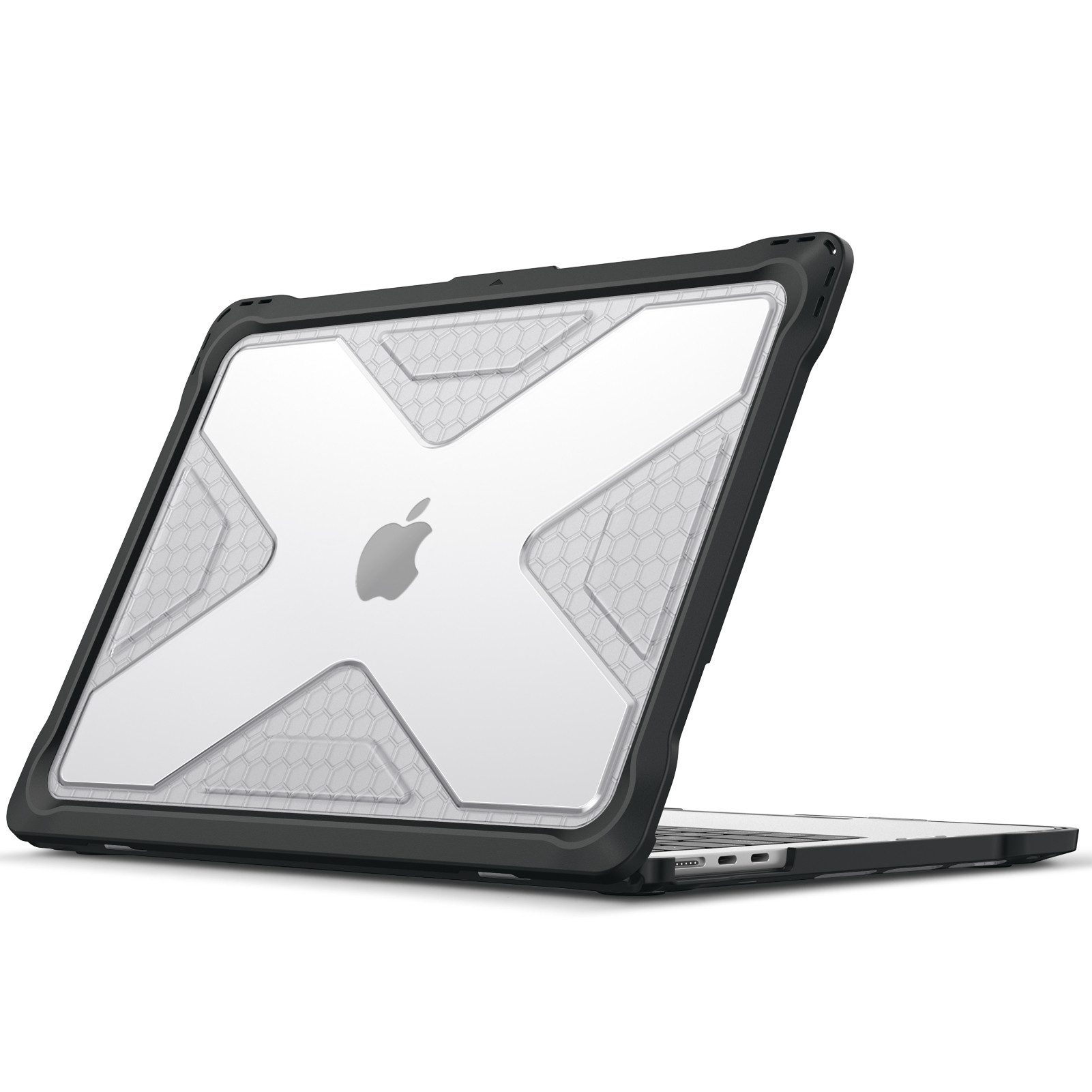 Fintie Laptop-Hülle für MacBook Air 13,6'' M5 M4 M3 M2 (2026-2022) A3449 A3240 A3113 A2681 13,6 Zoll, Ganzkörper-Rugged Hybrid Schutzhülle TPU Stoßstange Case