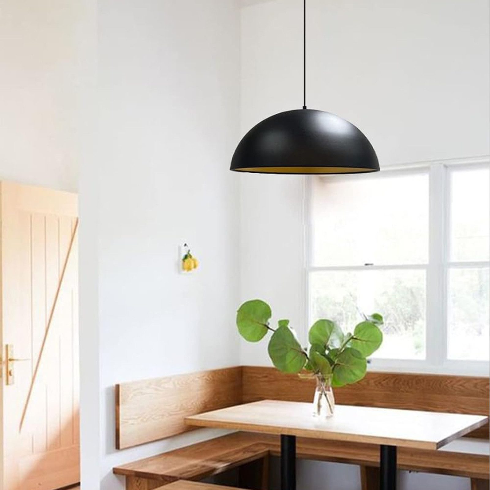 Bamyum Pendelleuchte Bamyum Pendelleuchte Groß I Lipeo I Ø50 cm Hängelampe Modern Lampe, ohne Leuchtmittel – Bild 3 von 5