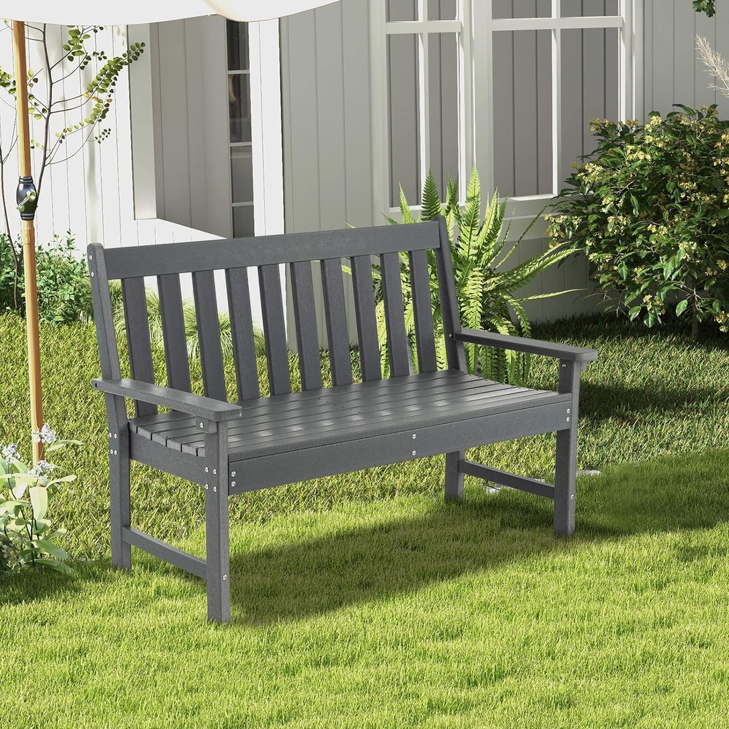 KOMFOTTEU Gartenbank 2-Sitzer Terrassenbank, wasserdicht, aus günstig online kaufen