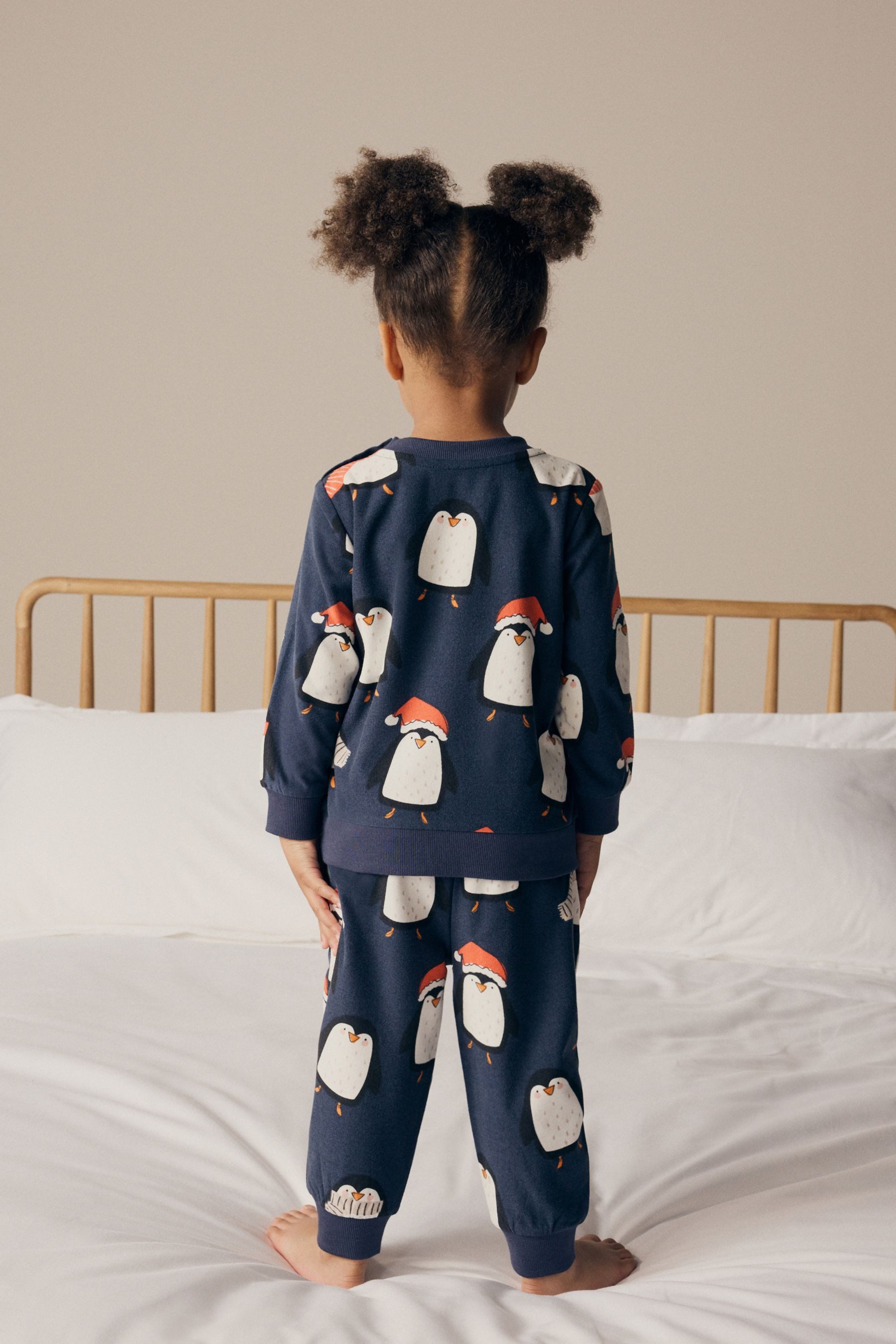 Next Pyjama Familienkollektion Kinder-Schlafanzug, Pinguin (2 tlg)