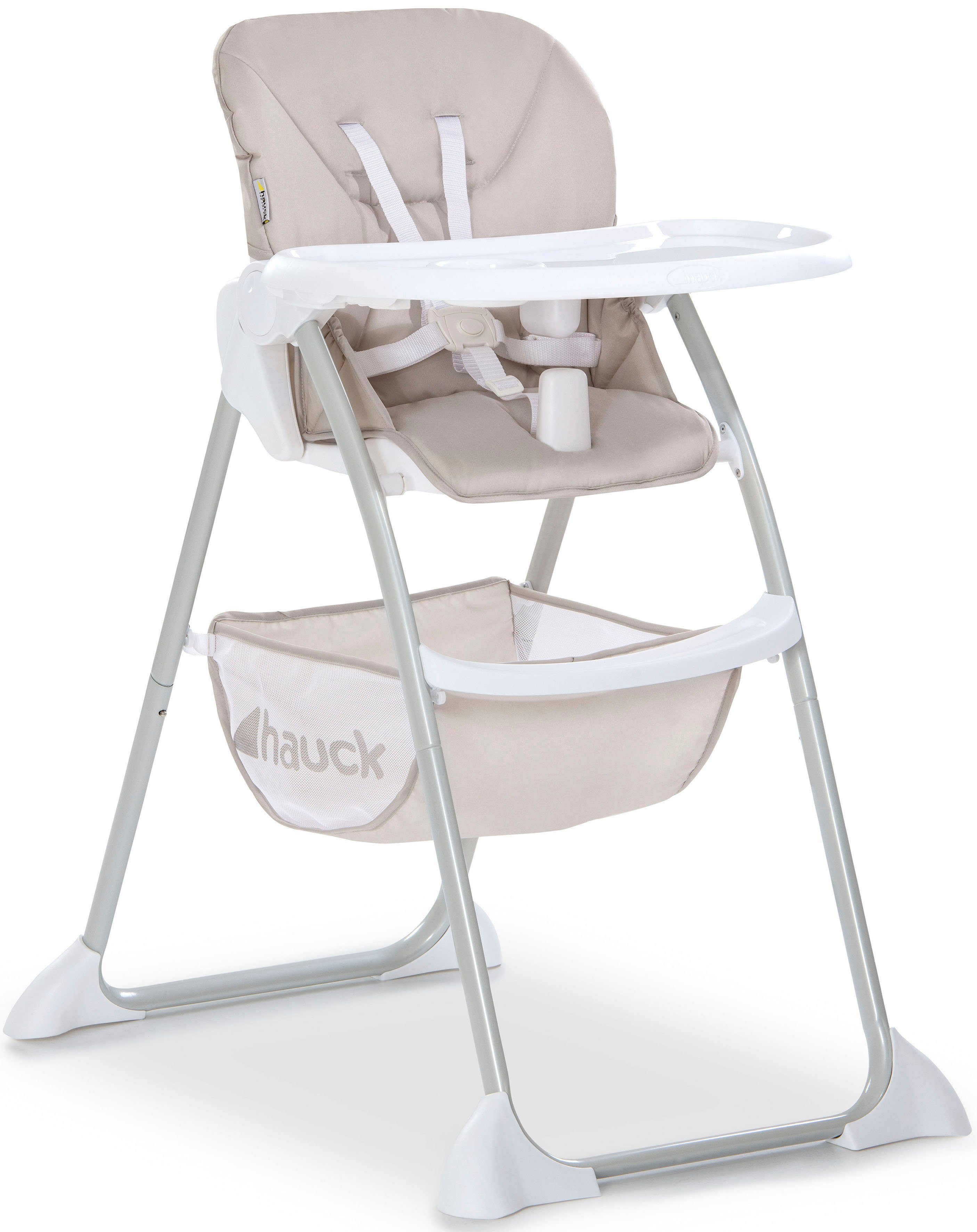 faltbar N Sit Hochstuhl schmal Hauck Fold, beige,