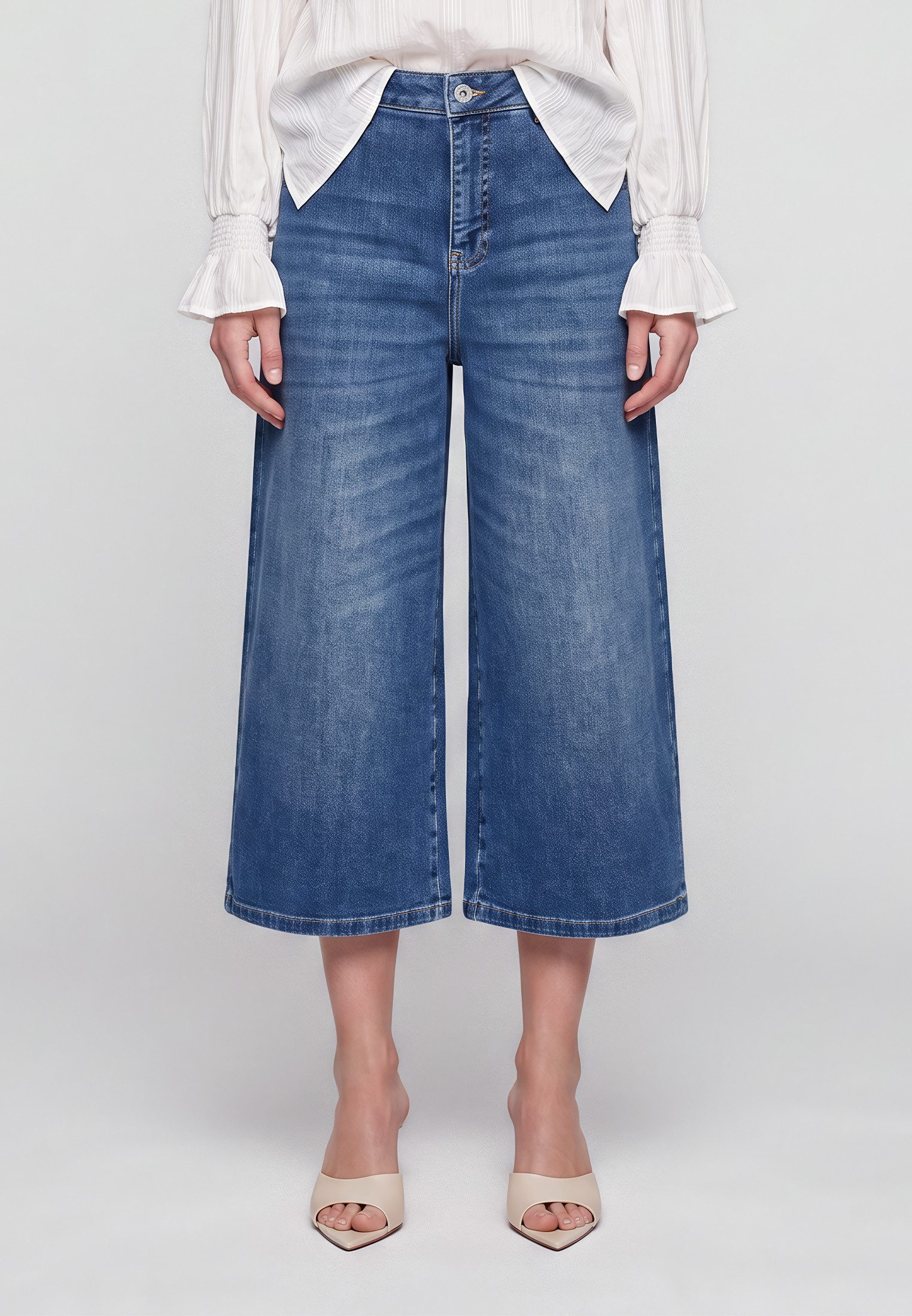 MARC AUREL Weite Jeans Culotte