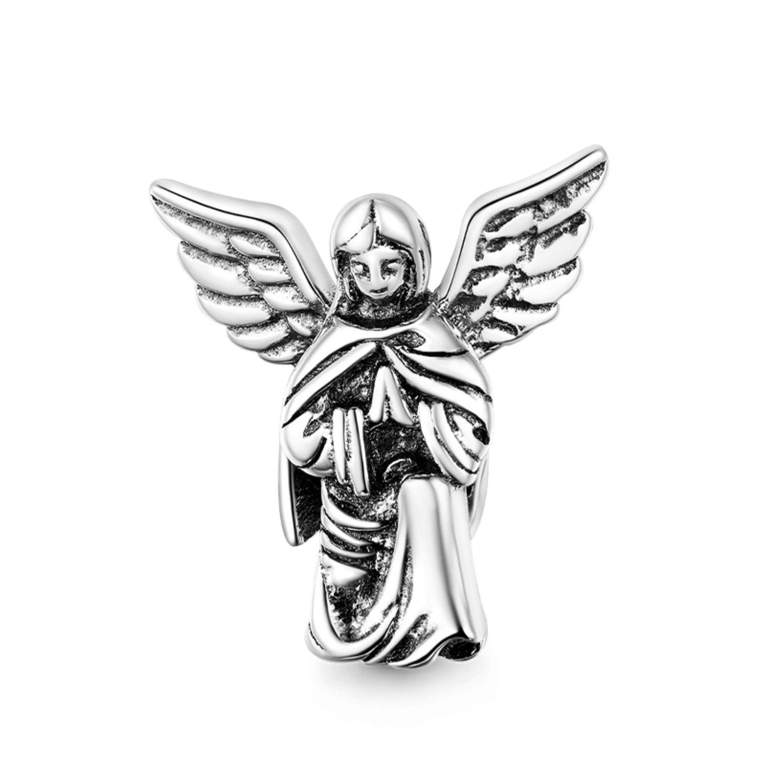 Gnoce Bead Gnoce Charm Engel FVC147 Silber