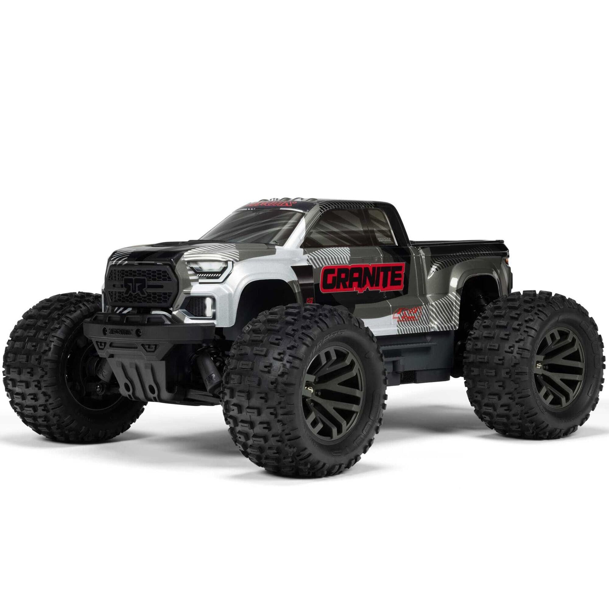 Arrma RC-Buggy Arrma 1:10 GRANITE 223S DSC 4X4 RTR Brushless Monster Truck Gun Metal