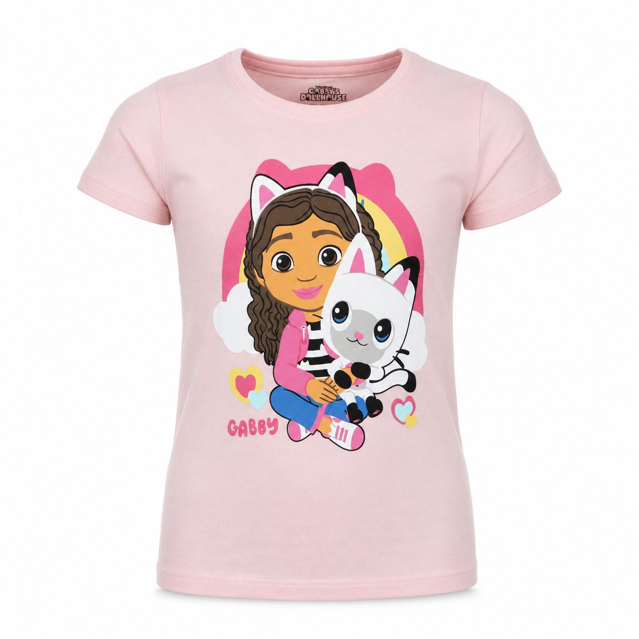 Gabby's Dollhouse Print-Shirt Gabbys Dollhouse Mädchen Kinder T-Shirt Shirt 100% Baumwolle 100% Baumwolle, Gr. 92 bis 128