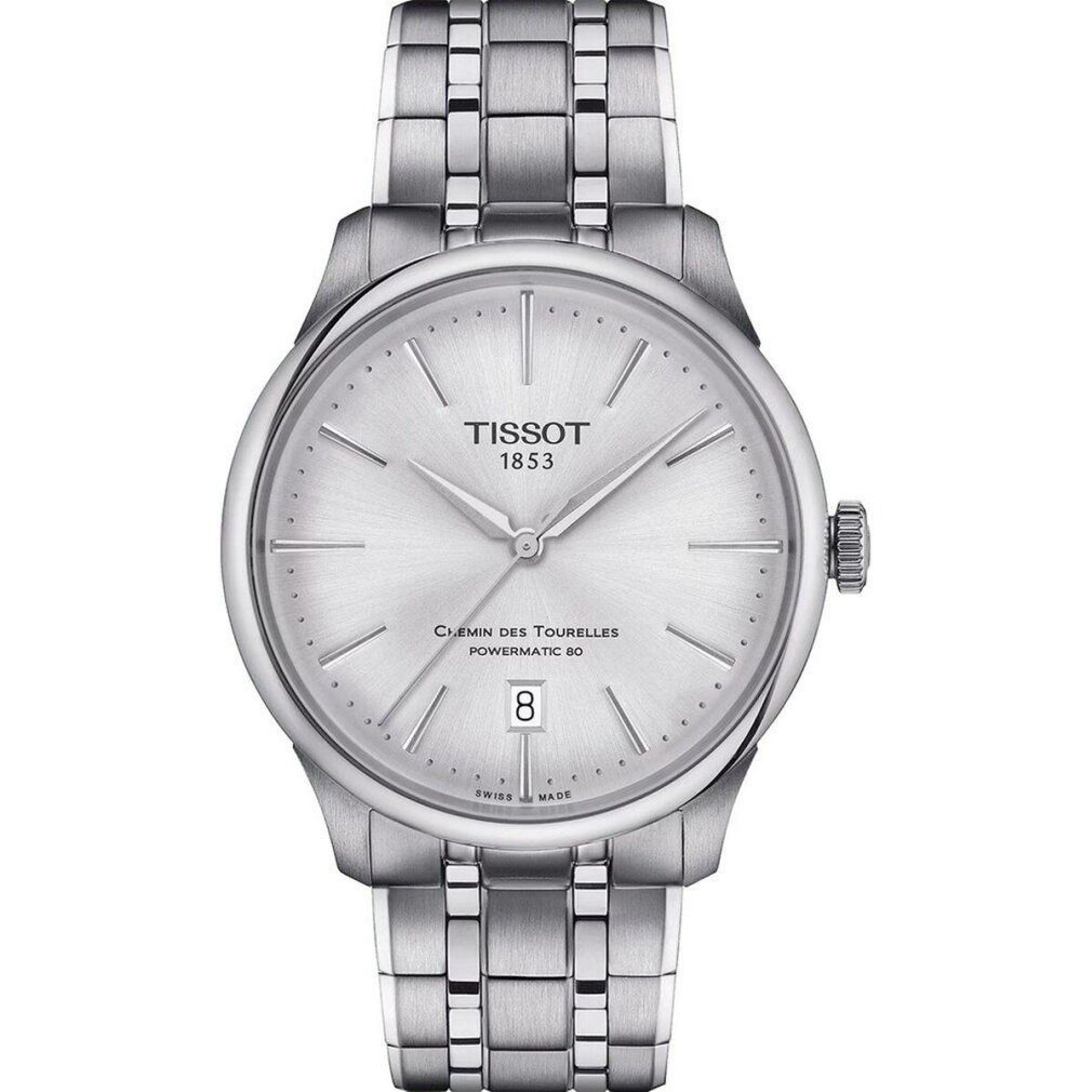 Tissot Luxusuhr Herrenuhr CHEMIN DES TOURELLES POWERMATIC 80 (39 mm)