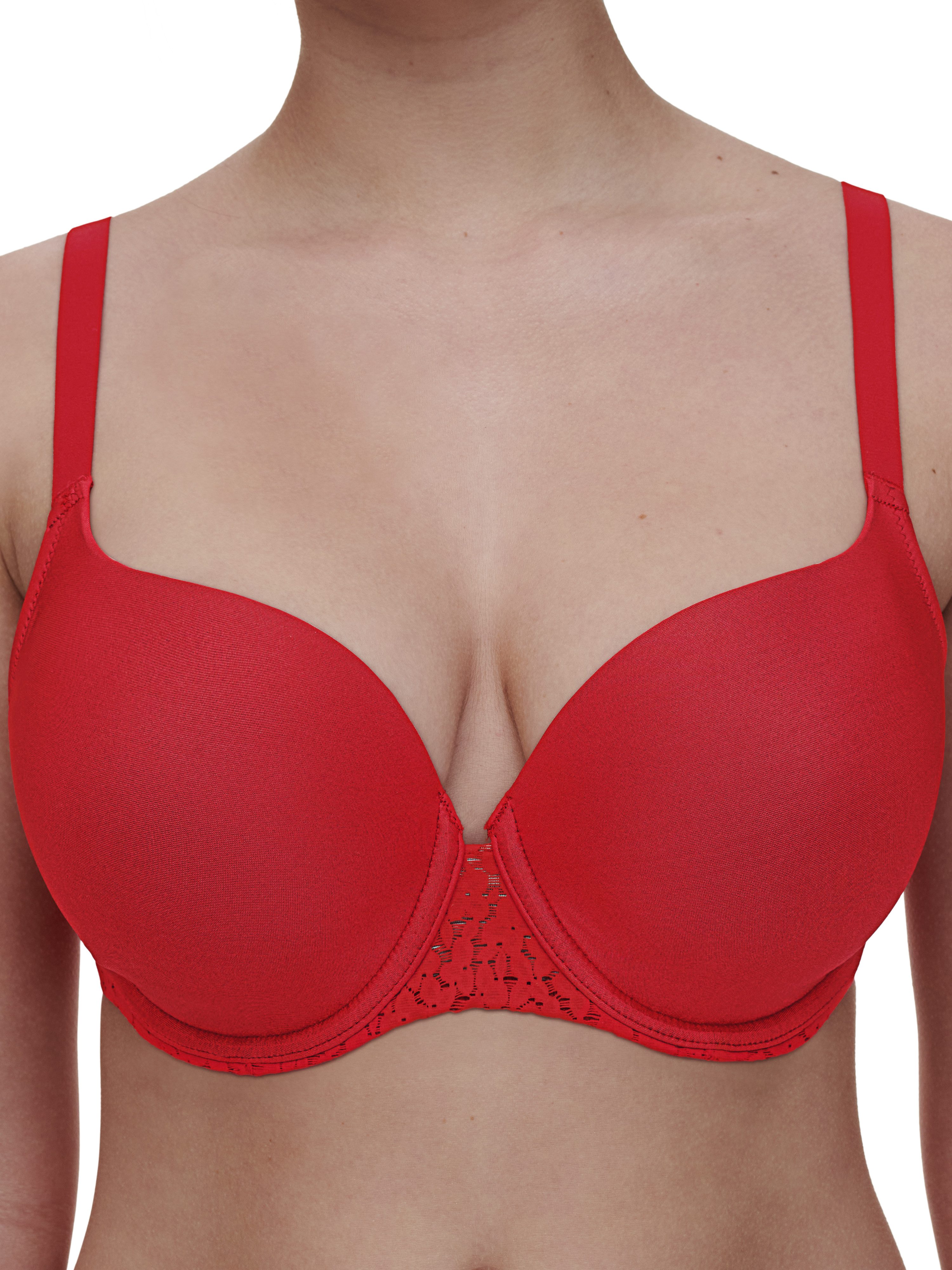 Chantelle T-Shirt-BH NORAH weiche Spitze, blickdichtes Gewebe